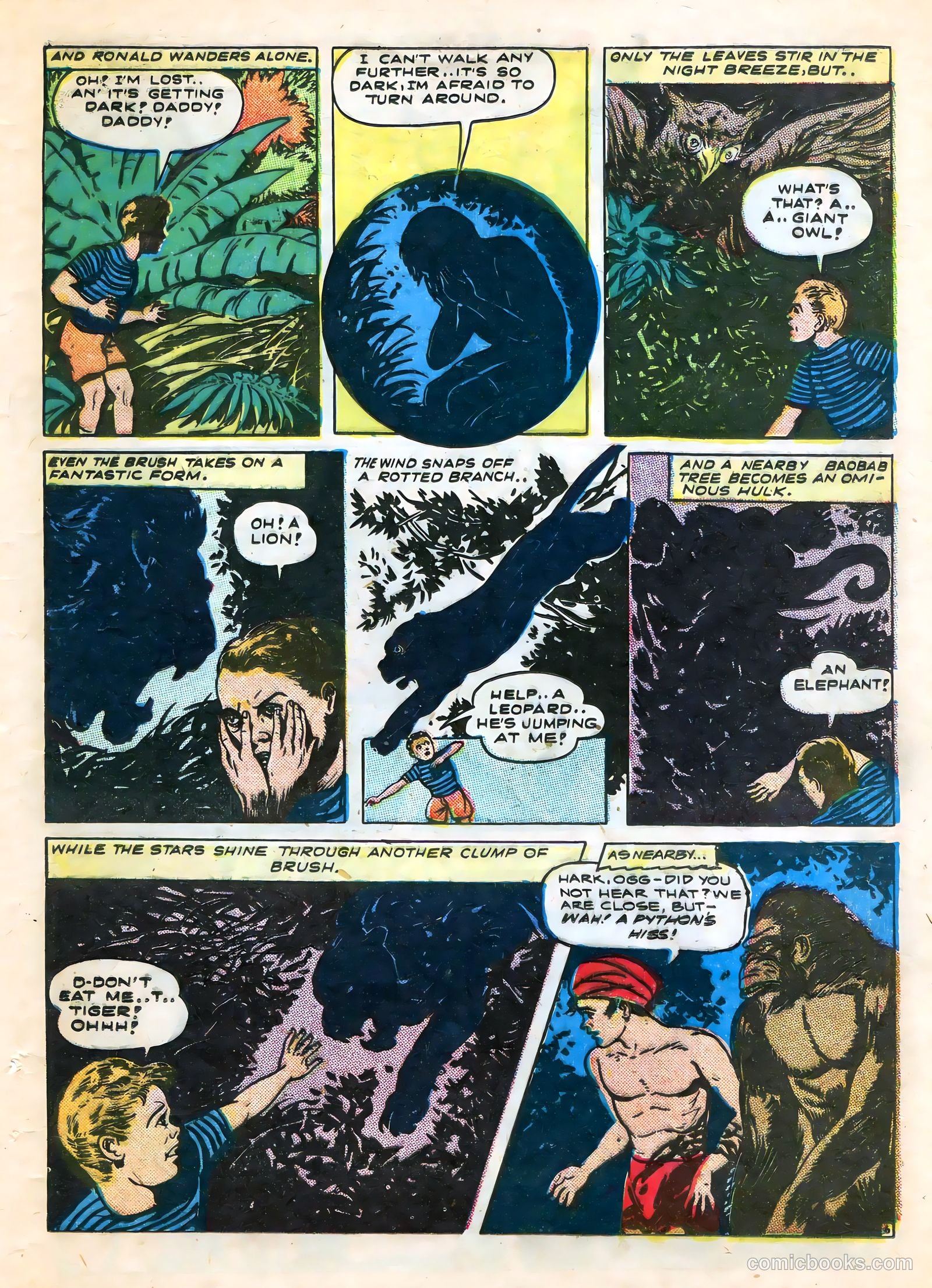 Wambi, Jungle Boy #7 (1950) — page 35 of 52