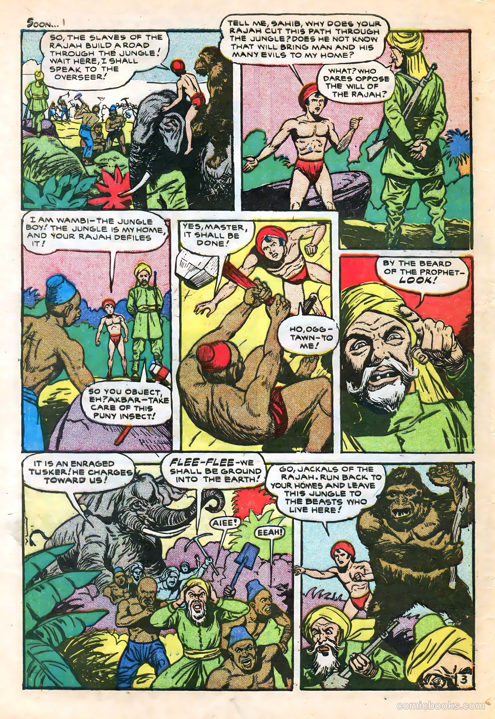 Wambi, Jungle Boy #7 (1950) — page 42 of 52