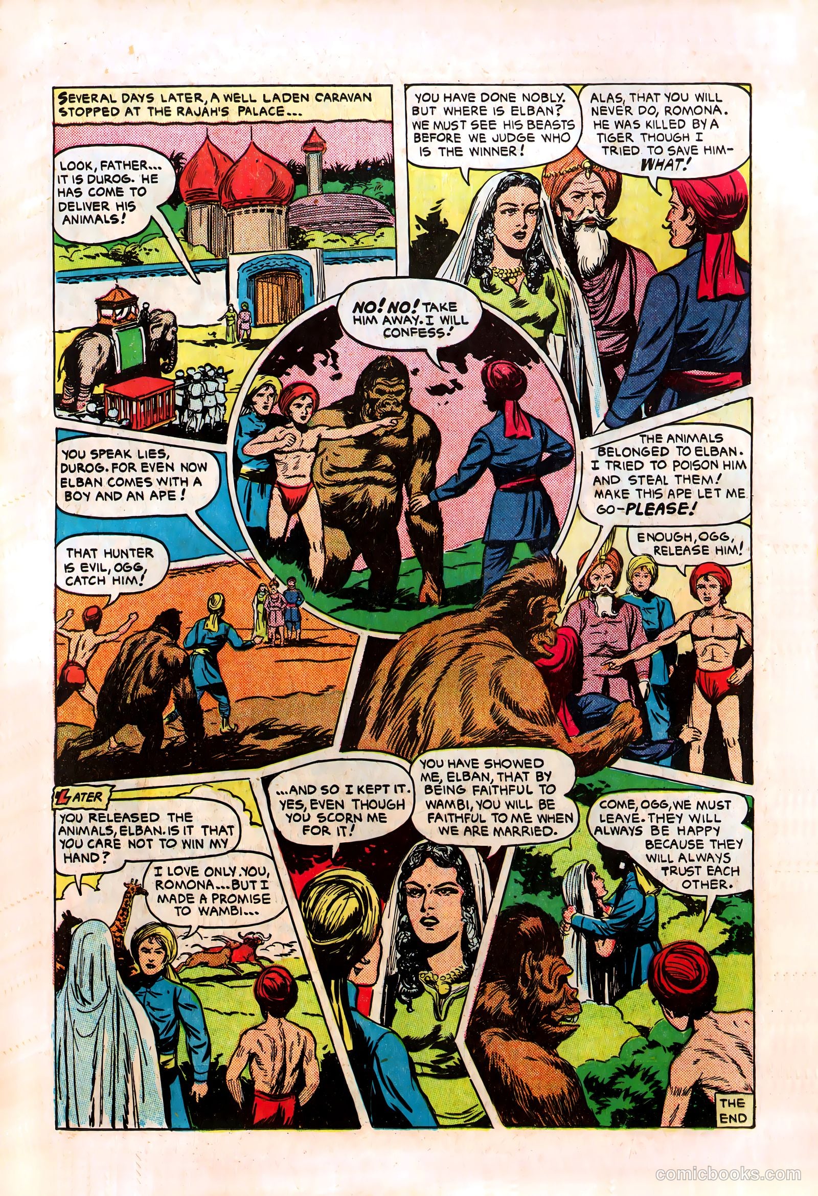 Wambi, Jungle Boy #8 (1950) — page 14 of 36