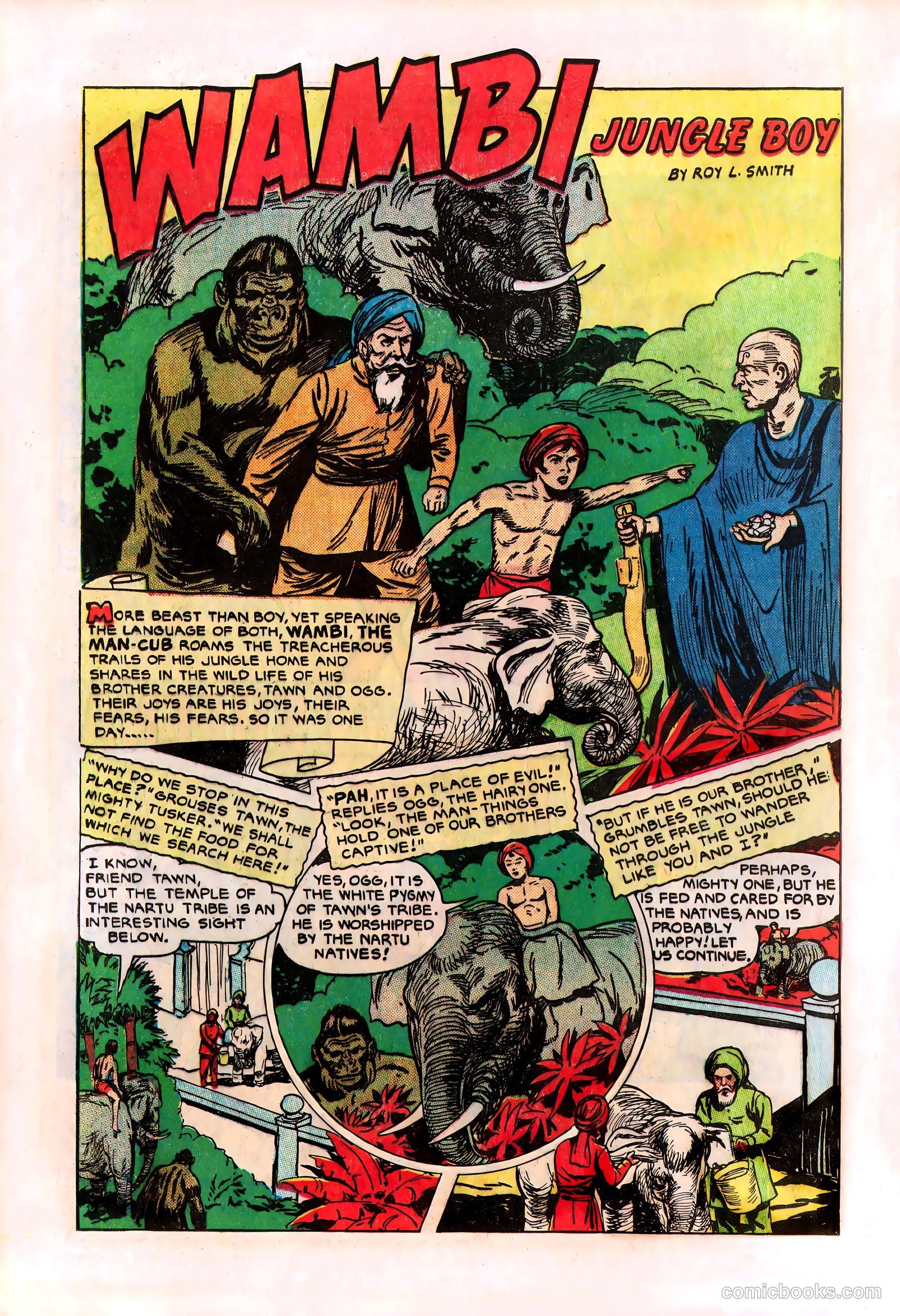 Wambi, Jungle Boy #8 (1950) — page 24 of 36