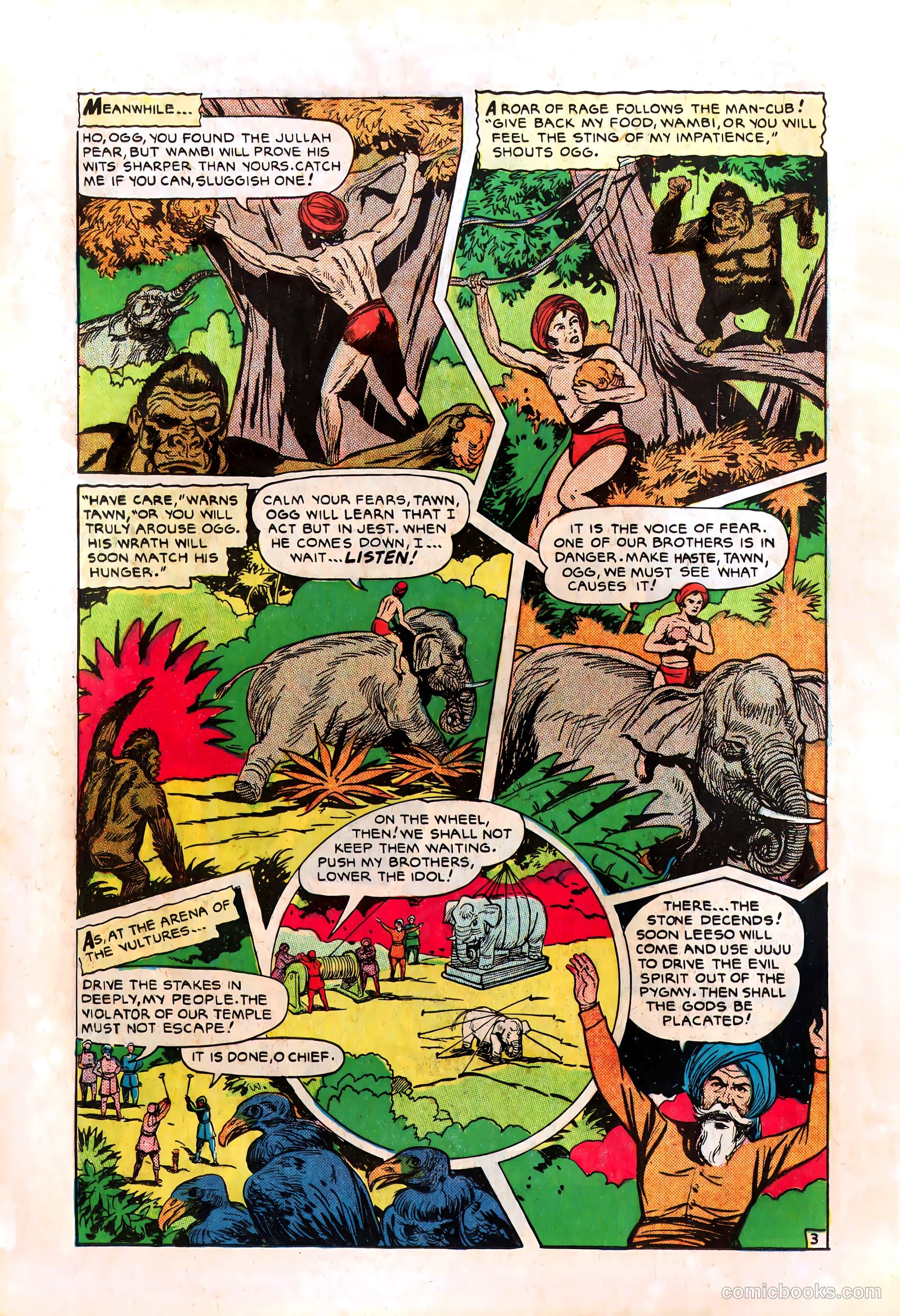 Wambi, Jungle Boy #8 (1950) — page 26 of 36