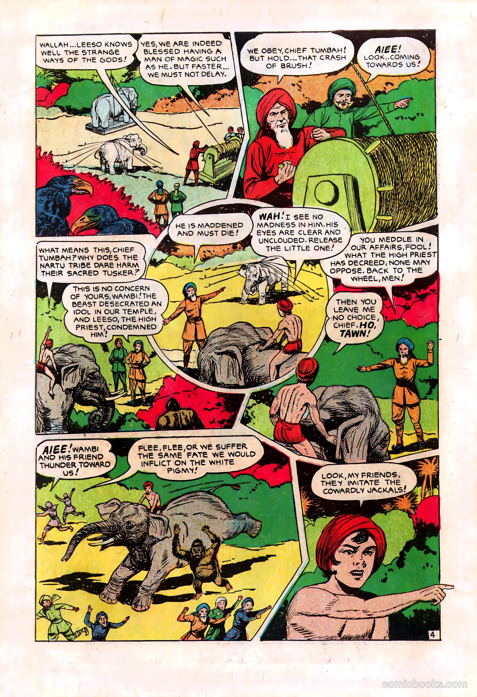 Wambi, Jungle Boy #8 (1950) — page 27 of 36
