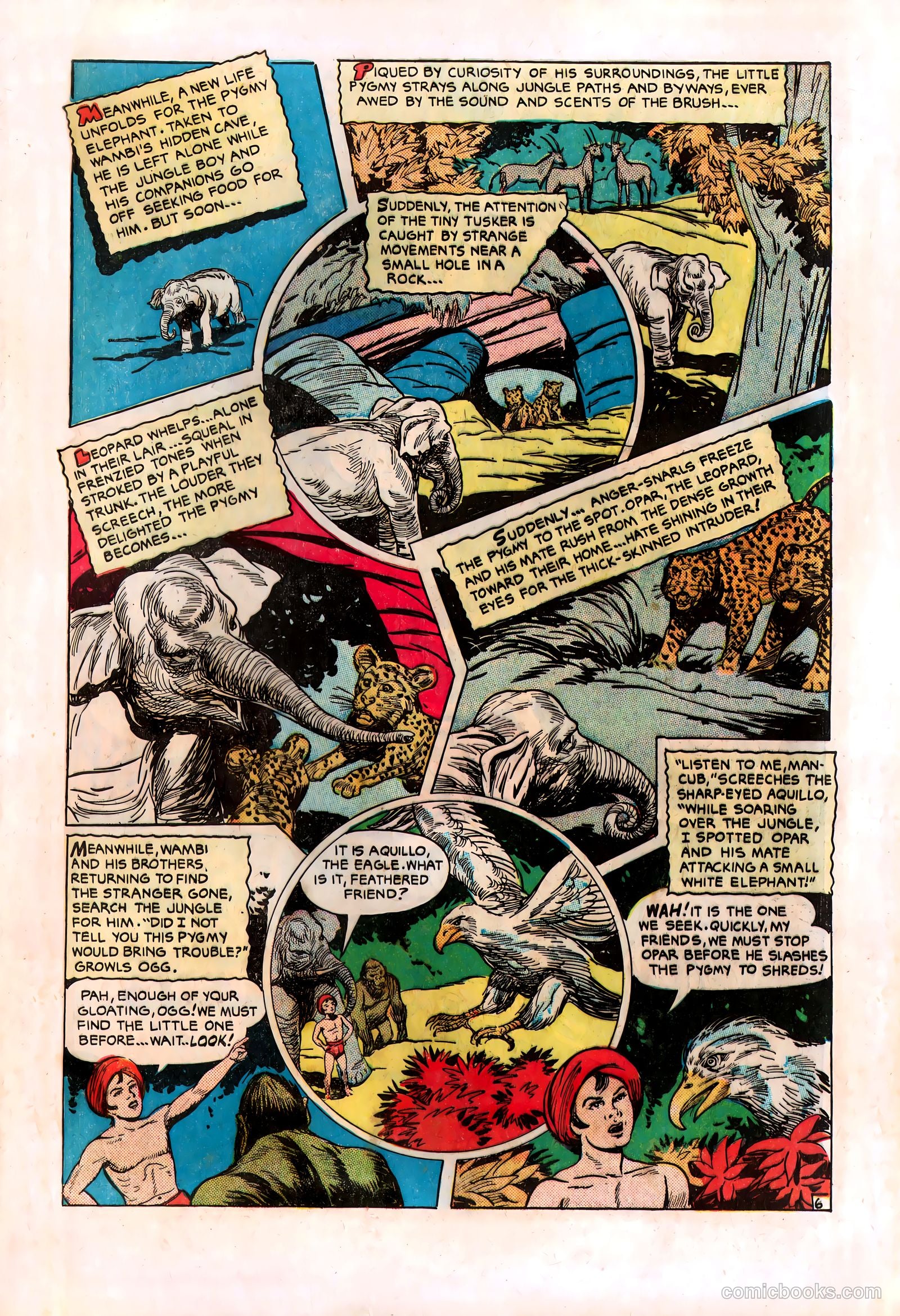 Wambi, Jungle Boy #8 (1950) — page 29 of 36