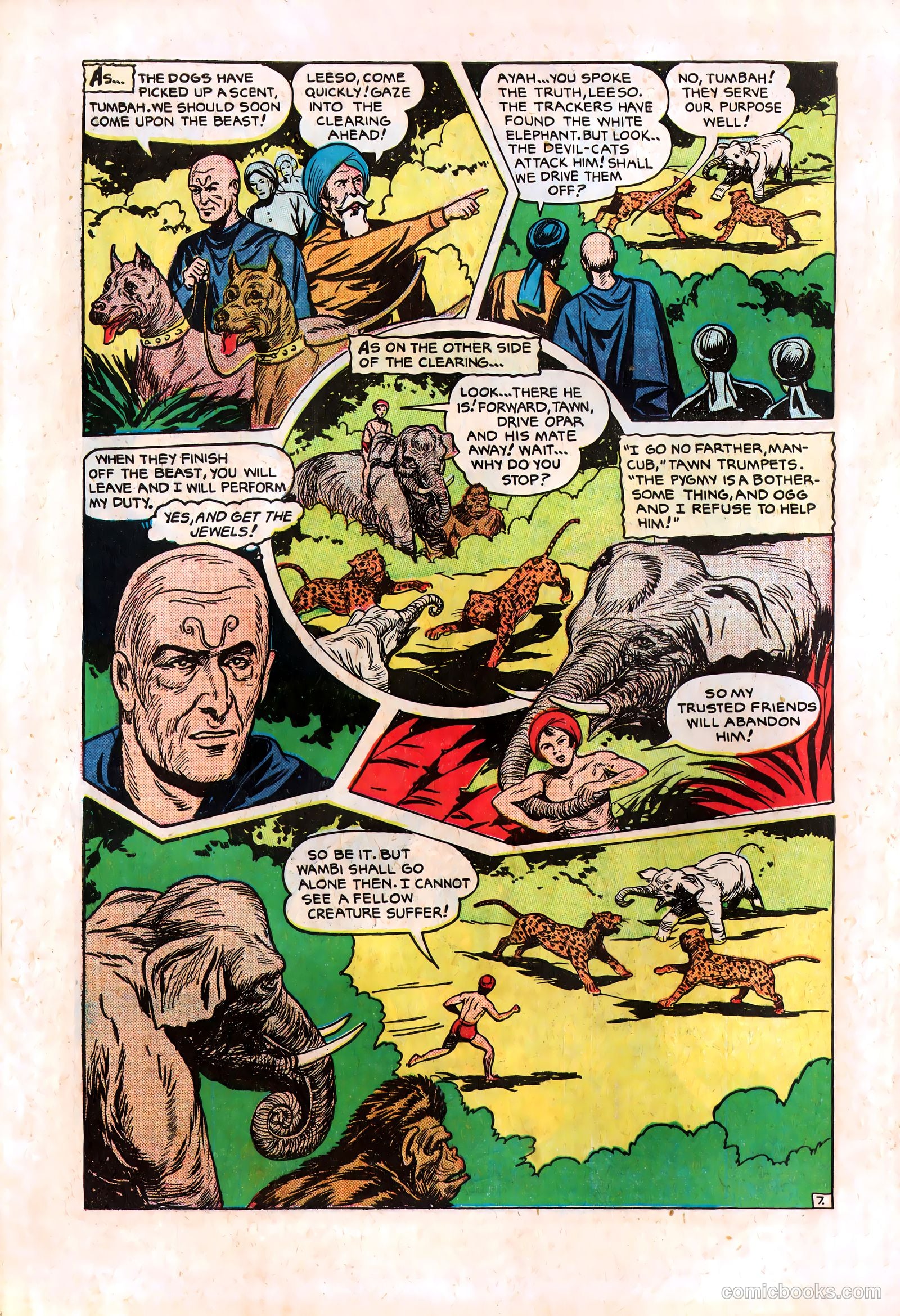 Wambi, Jungle Boy #8 (1950) — page 30 of 36
