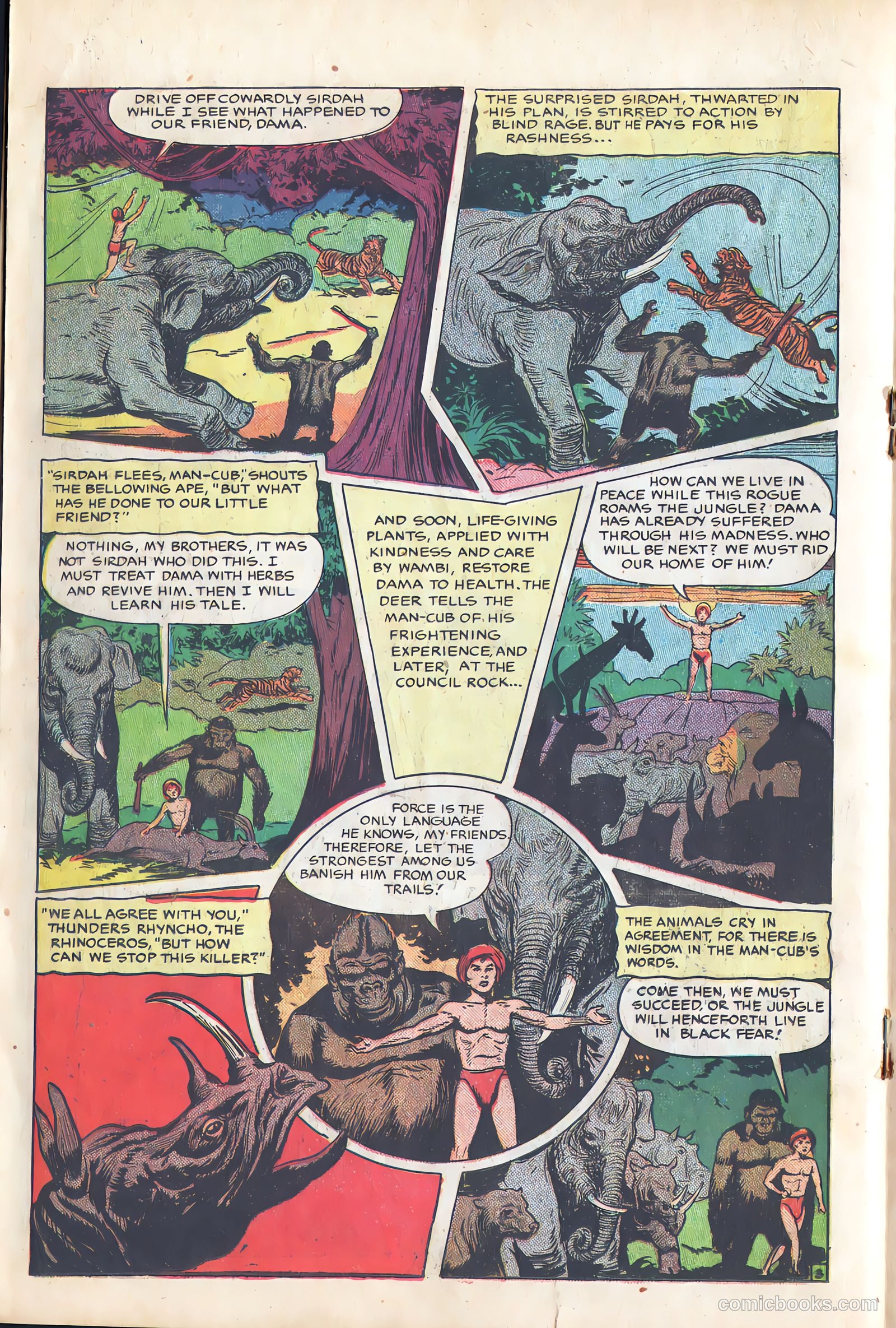 Wambi, Jungle Boy #9 (1950) — page 18 of 36