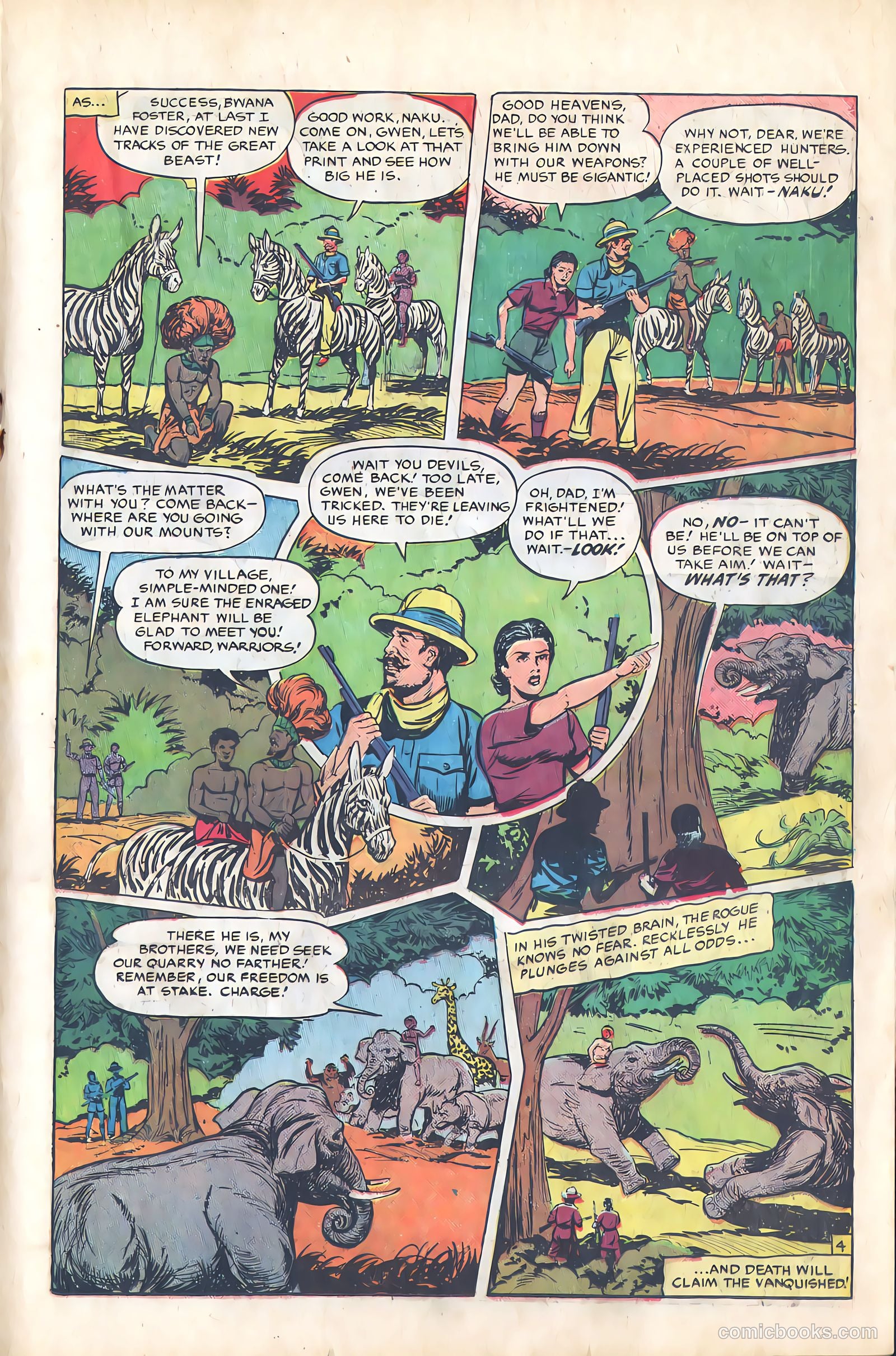 Wambi, Jungle Boy #9 (1950) — page 19 of 36