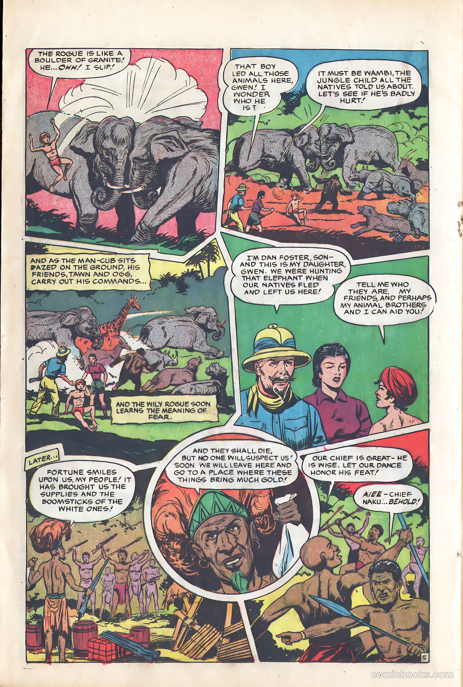 Wambi, Jungle Boy #9 (1950) — page 20 of 36