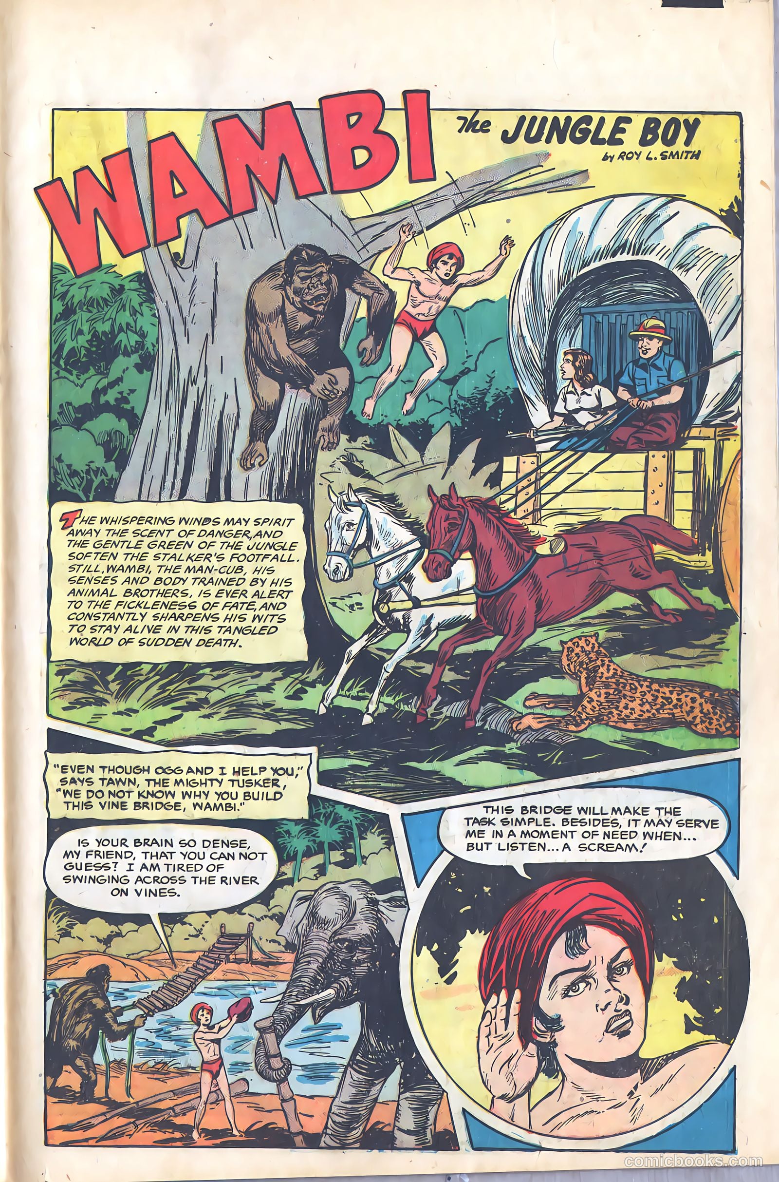 Wambi, Jungle Boy #9 (1950) — page 25 of 36