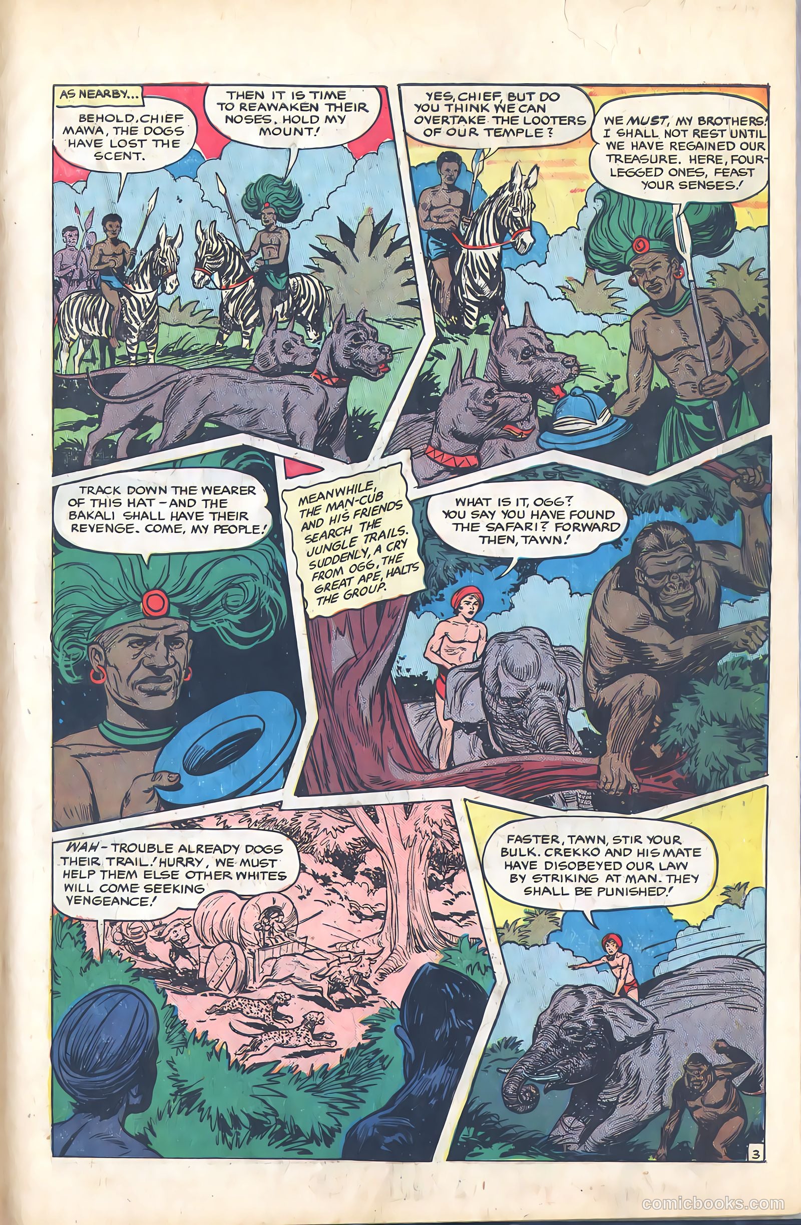 Wambi, Jungle Boy #9 (1950) — page 27 of 36