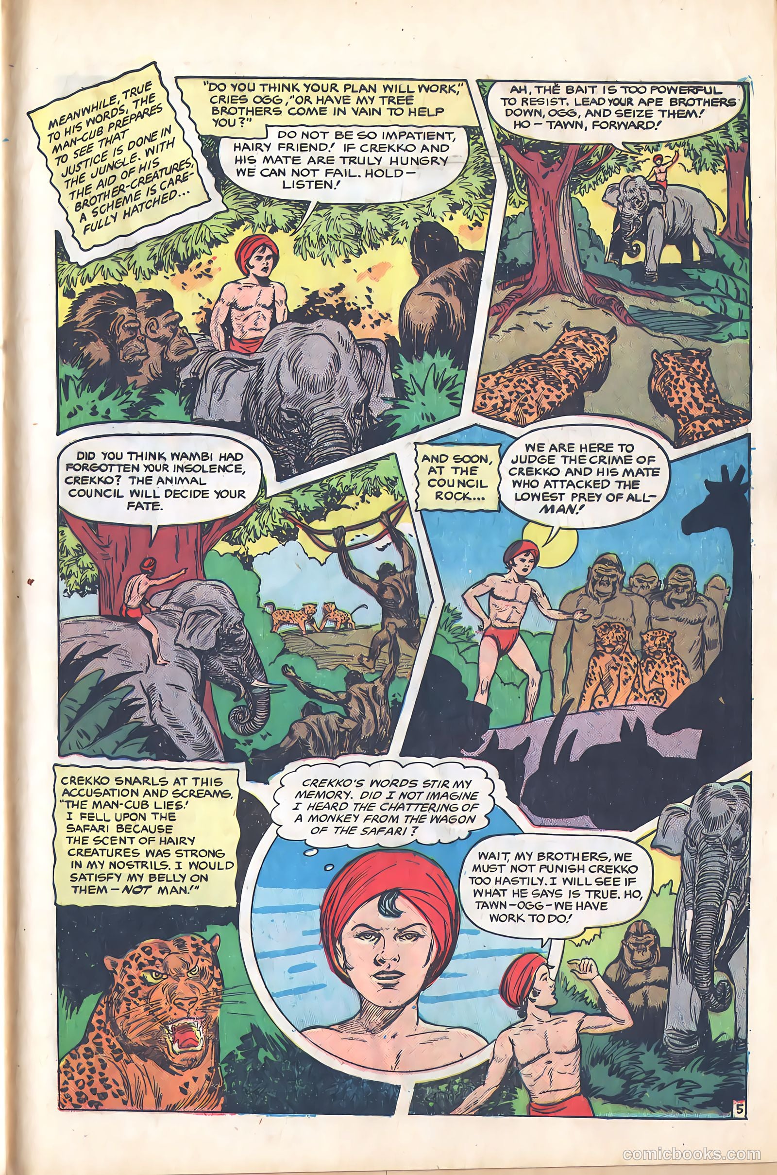 Wambi, Jungle Boy #9 (1950) — page 29 of 36