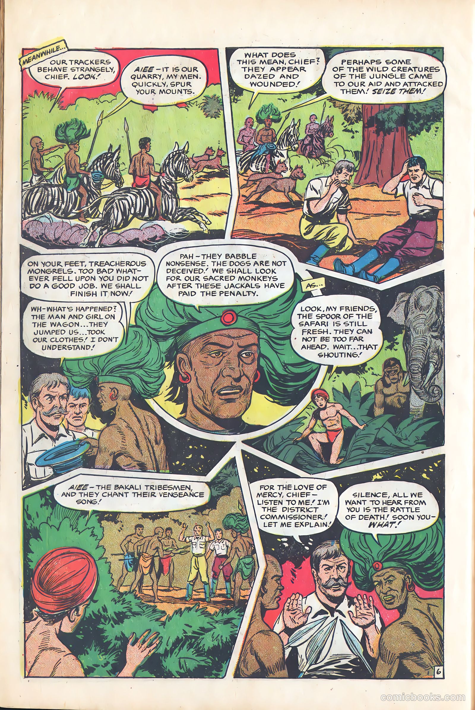 Wambi, Jungle Boy #9 (1950) — page 30 of 36