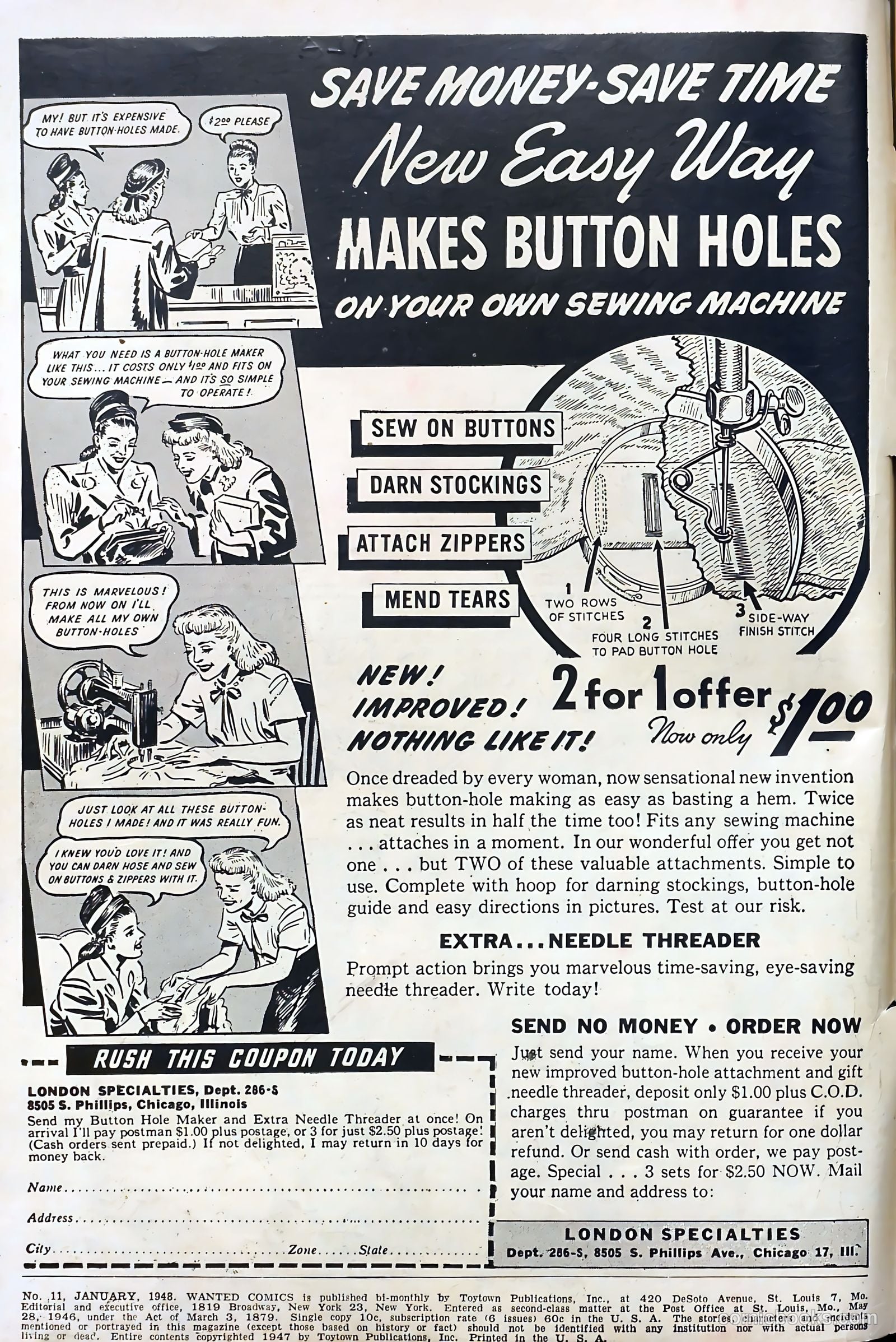 Wanted Comics #11 (1948) — page 3 of 54