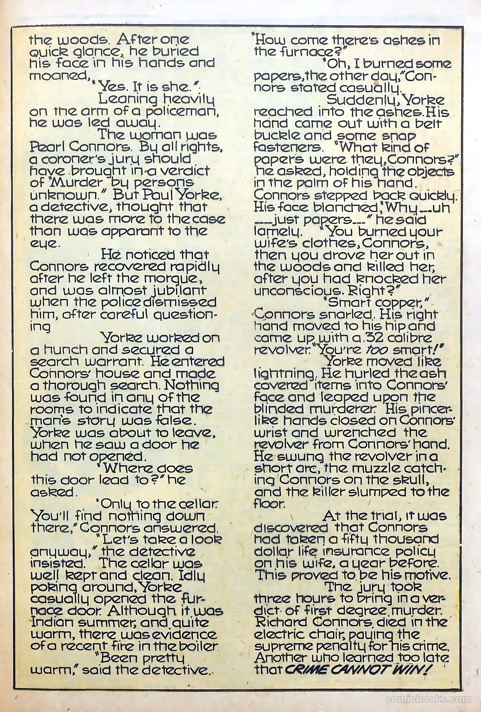 Wanted Comics #11 (1948) — page 38 of 54