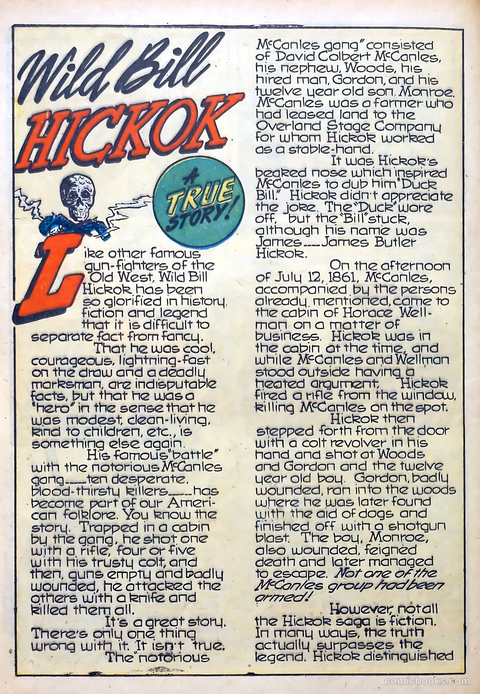 Wanted Comics #12 (1948) — page 36 of 52