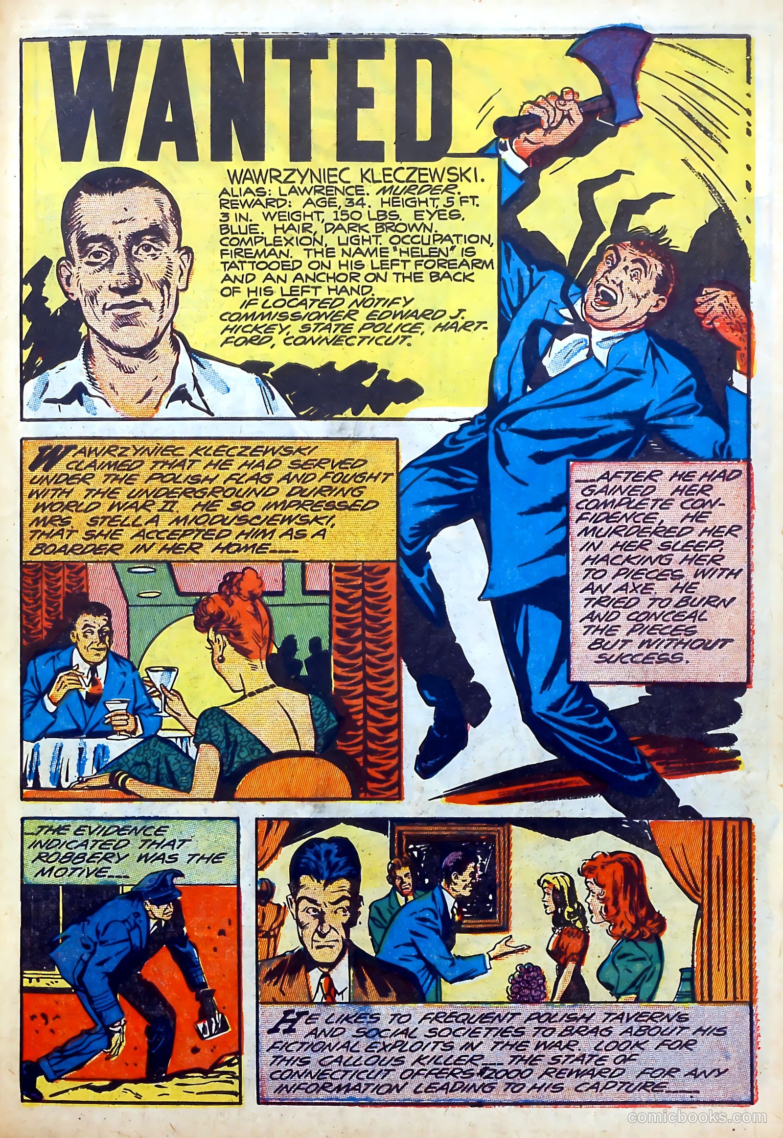 Wanted Comics #12 (1948) — page 39 of 52