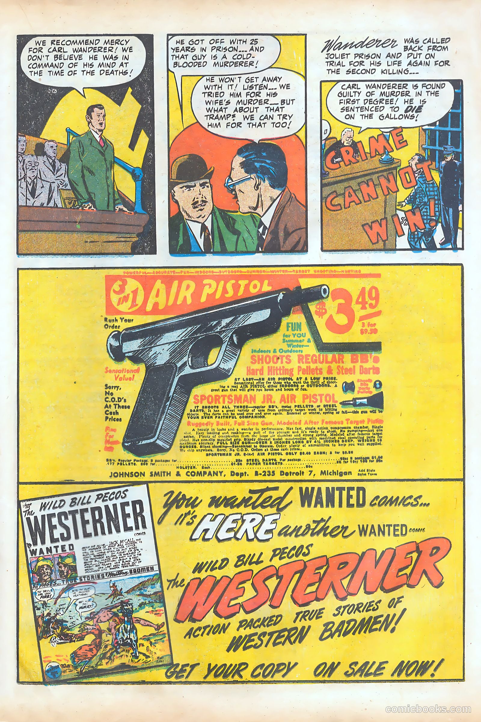 Wanted Comics #14 (1948) — page 33 of 52