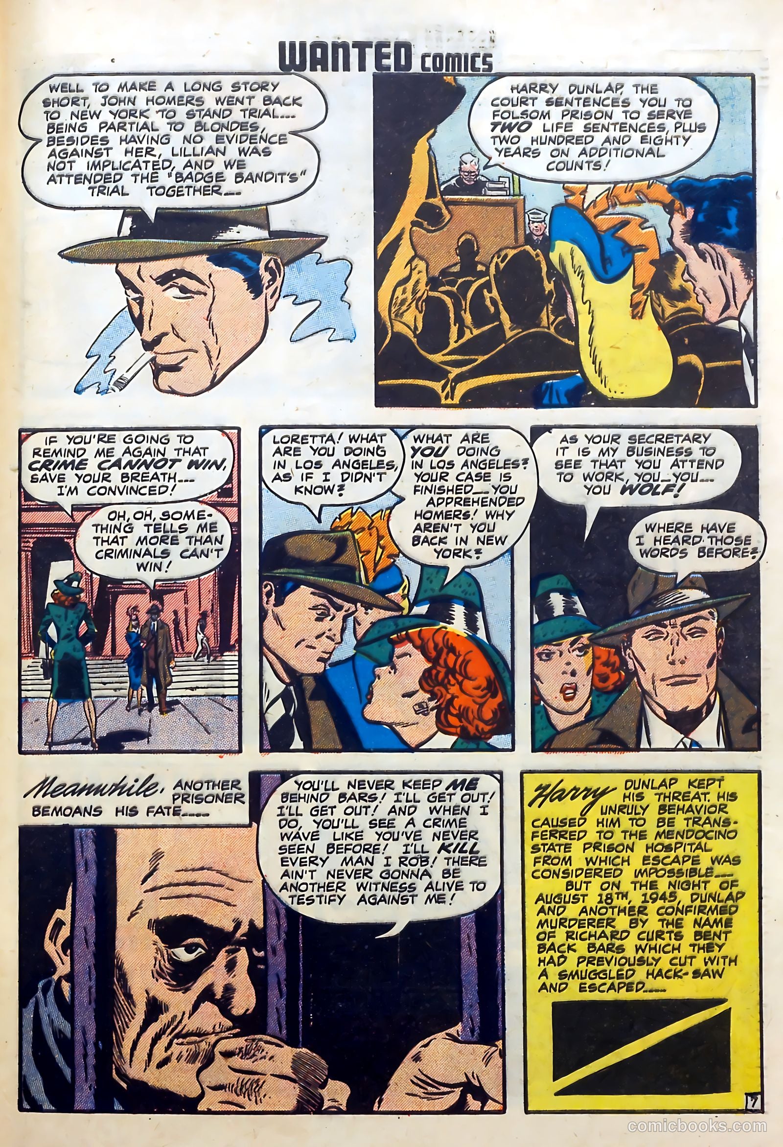 Wanted Comics #15 (1948) — page 47 of 52