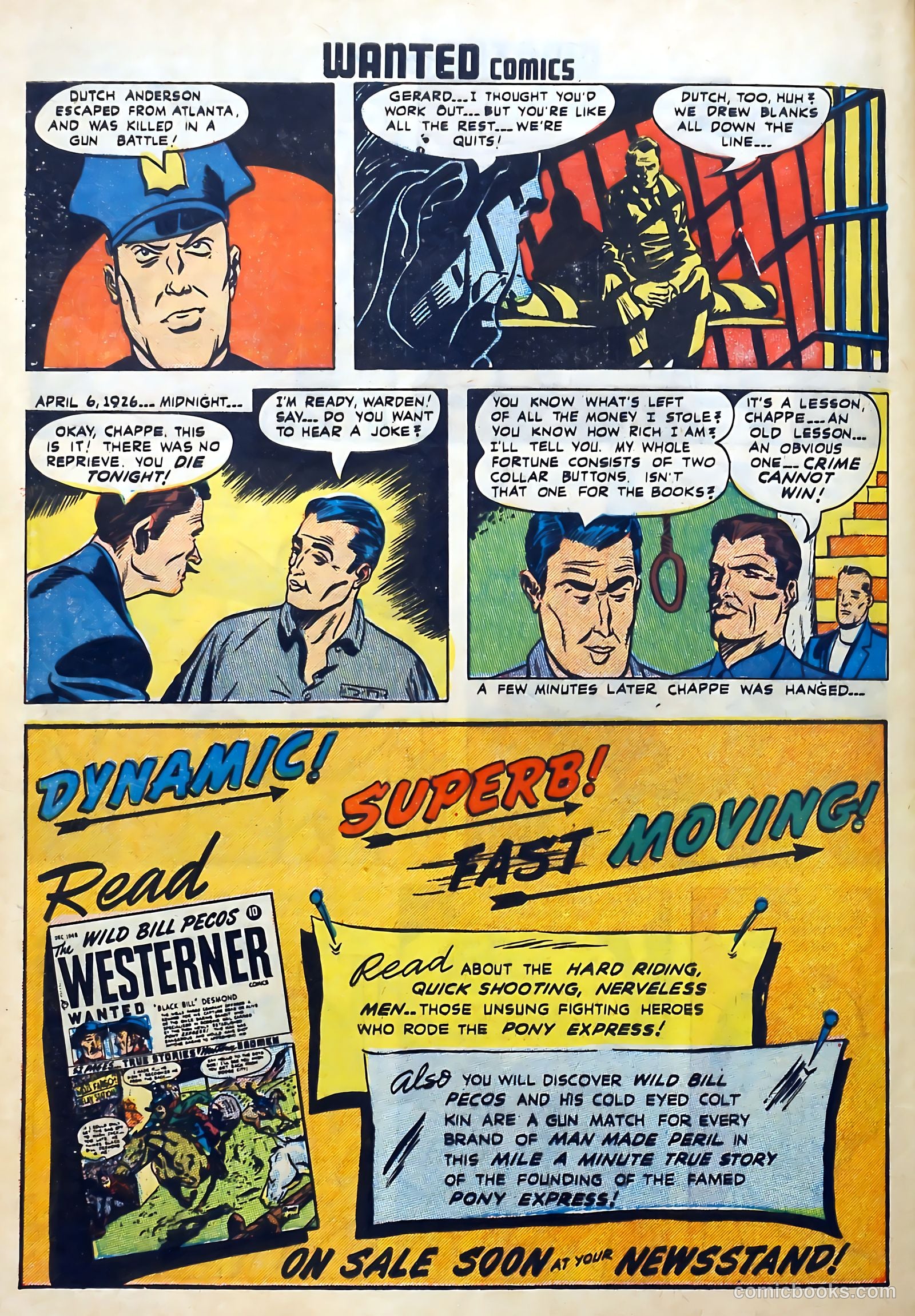 Wanted Comics #16 (1948) — page 40 of 52