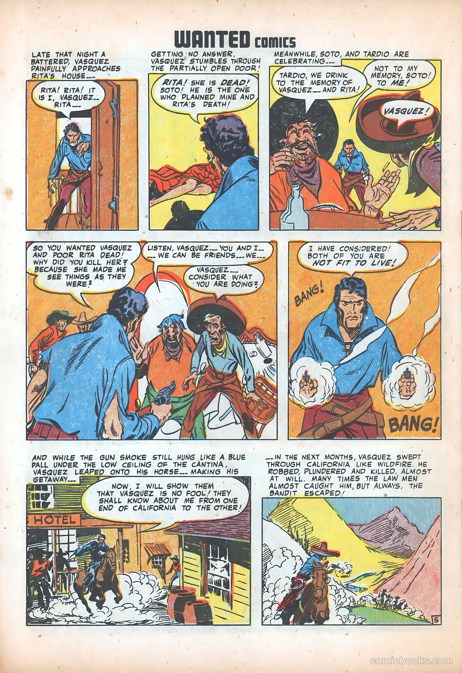 Wanted Comics #17 (1949) — page 36 of 52