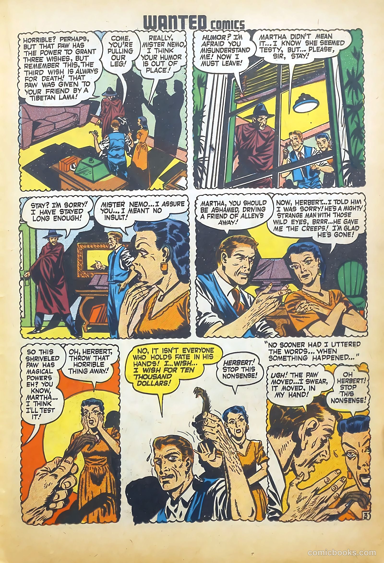 Wanted Comics #18 (1949) — page 33 of 52