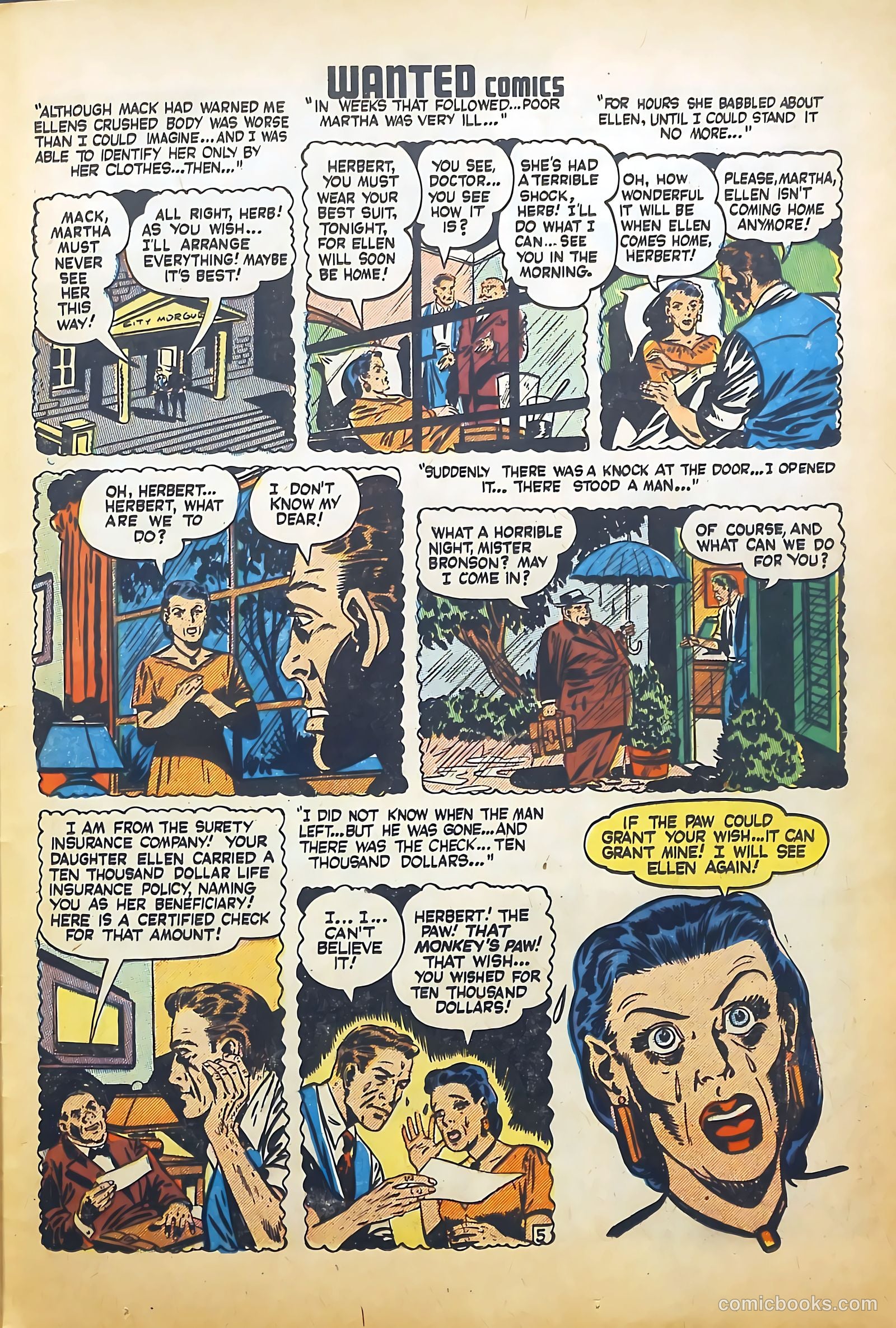 Wanted Comics #18 (1949) — page 35 of 52