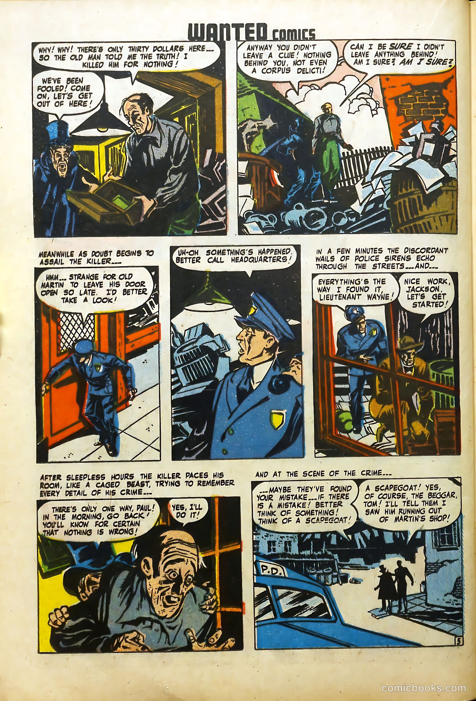 Wanted Comics #19 (1949) — page 34 of 53