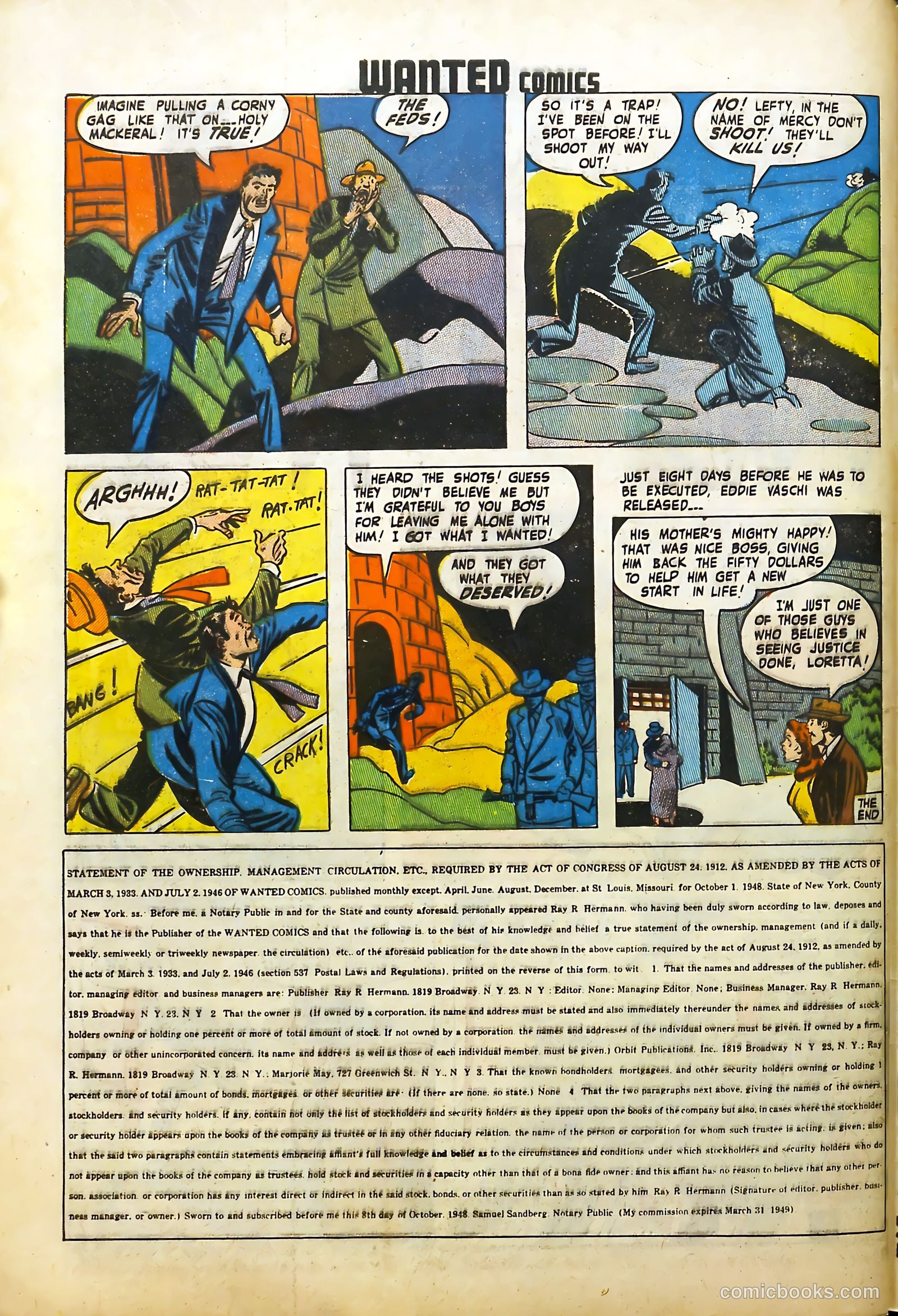 Wanted Comics #19 (1949) — page 48 of 53