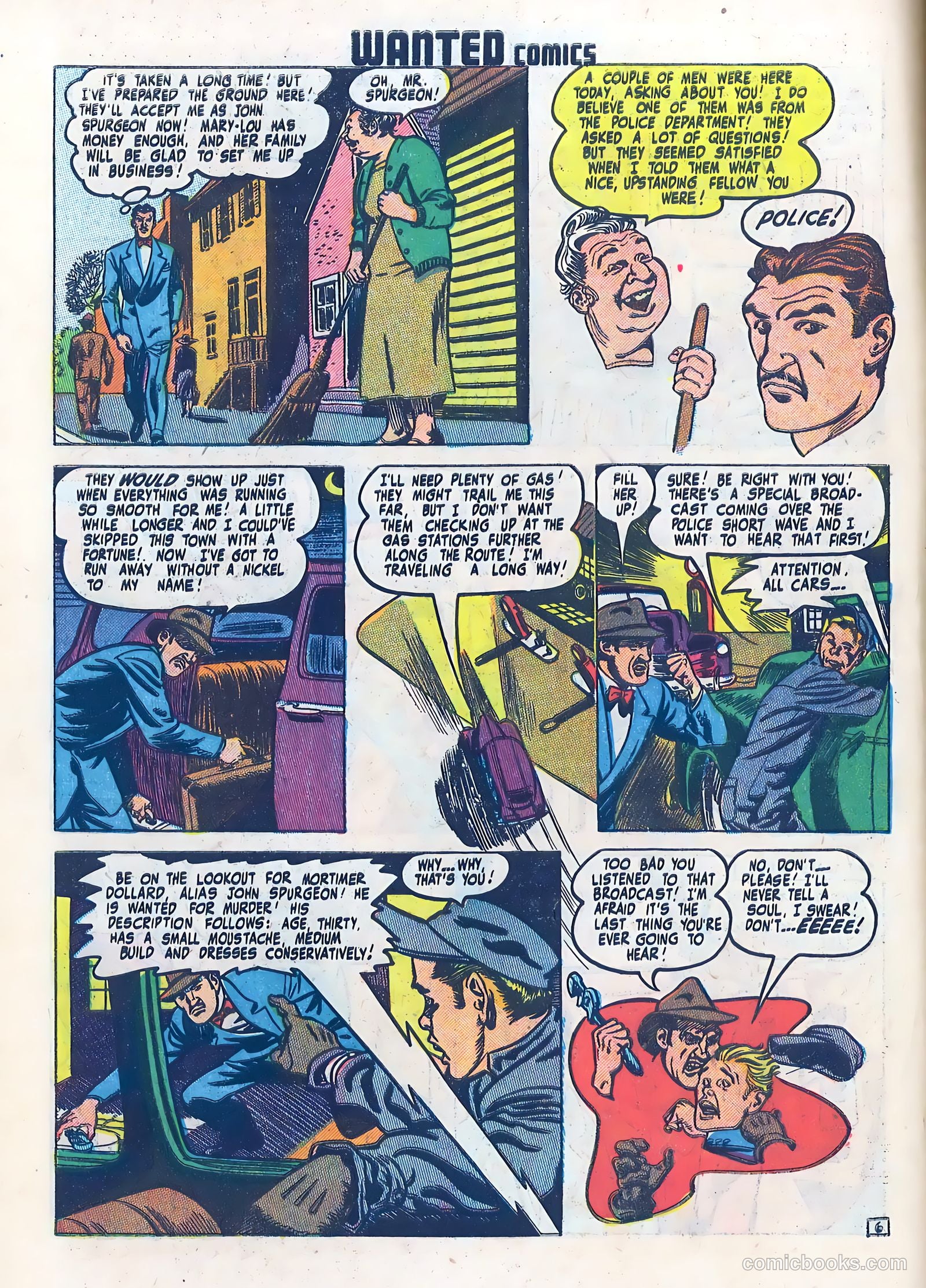 Wanted Comics #20 (1949) — page 8 of 53