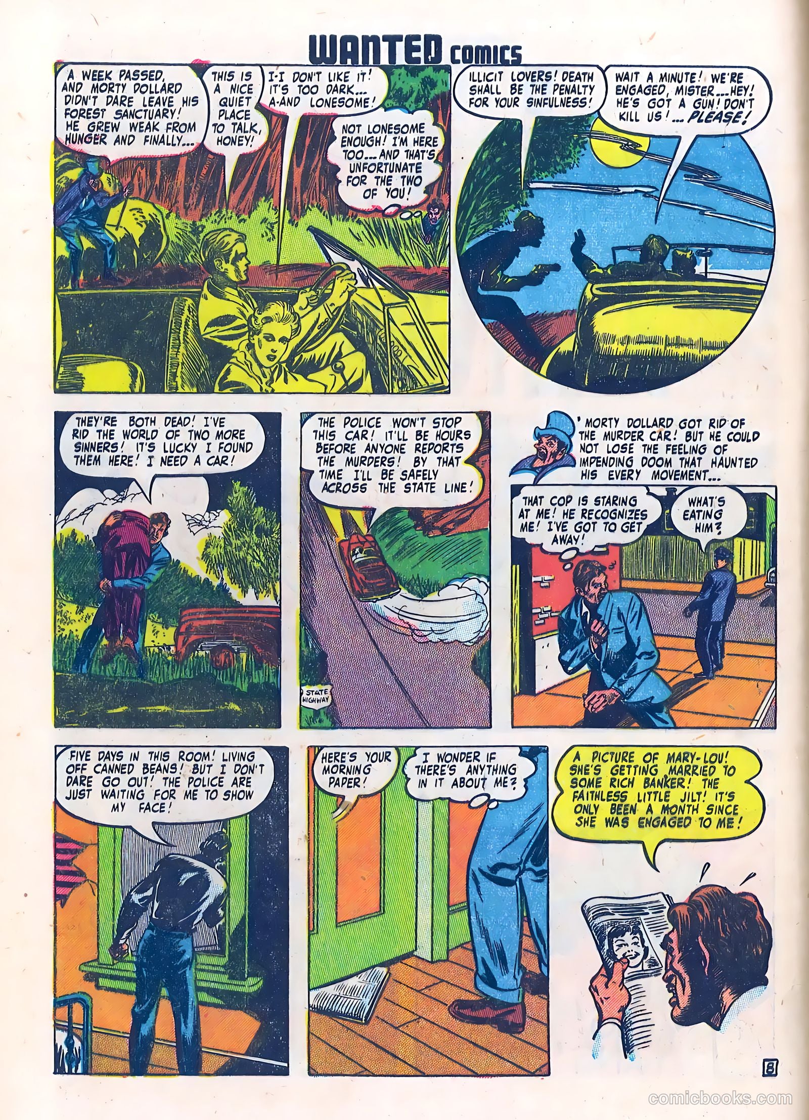 Wanted Comics #20 (1949) — page 10 of 53