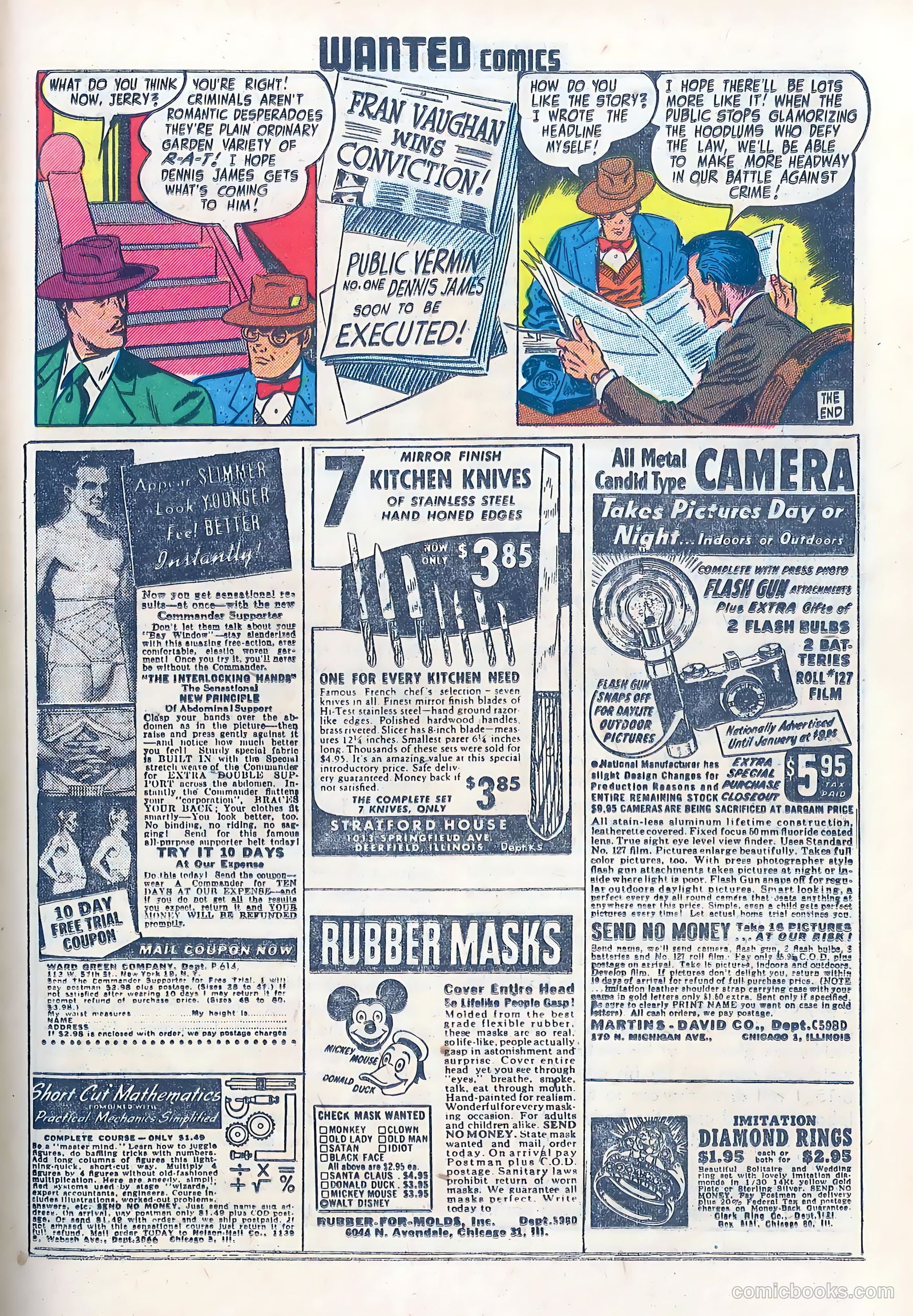 Wanted Comics #20 (1949) — page 33 of 53