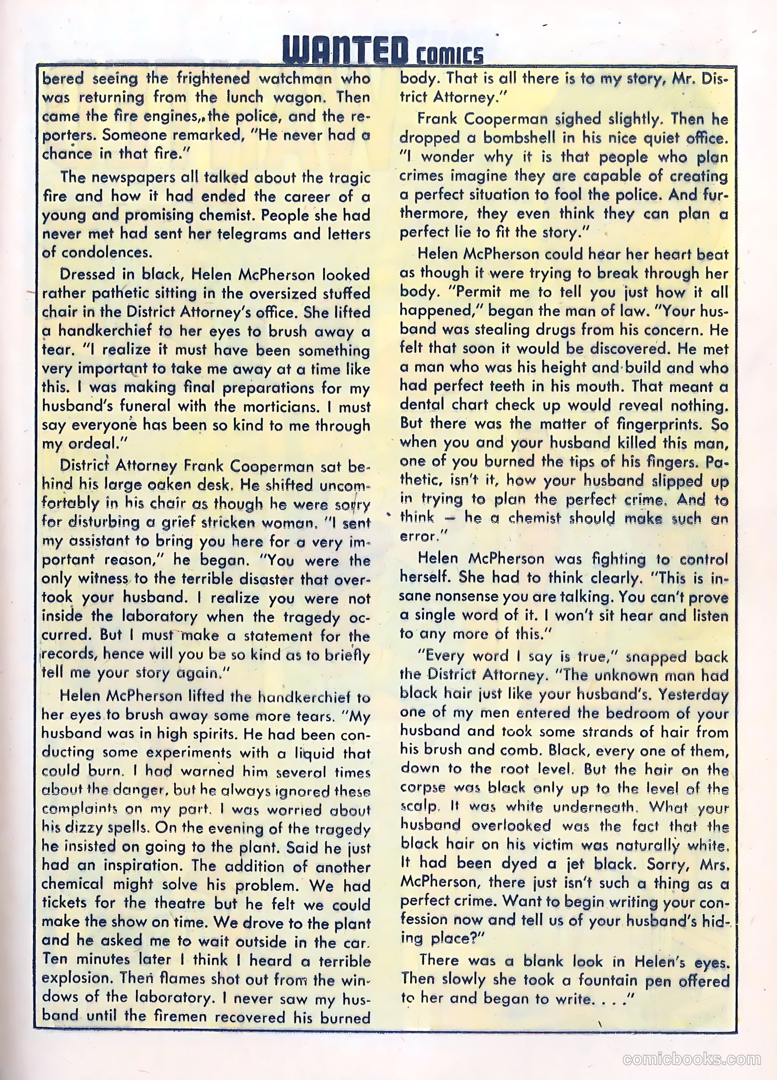 Wanted Comics #20 (1949) — page 35 of 53