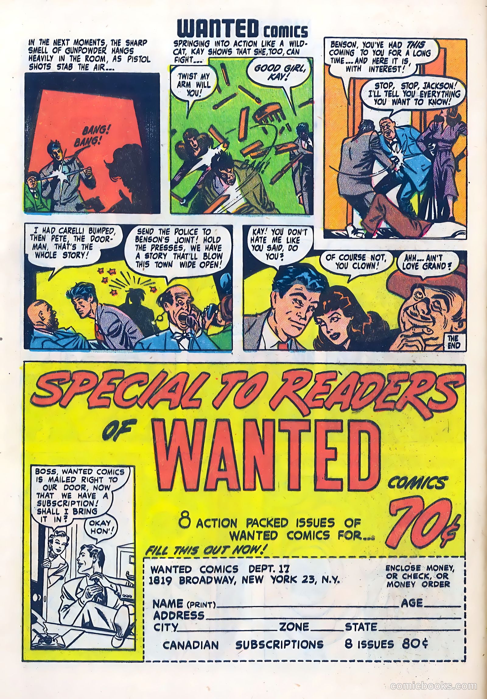 Wanted Comics #20 (1949) — page 46 of 53