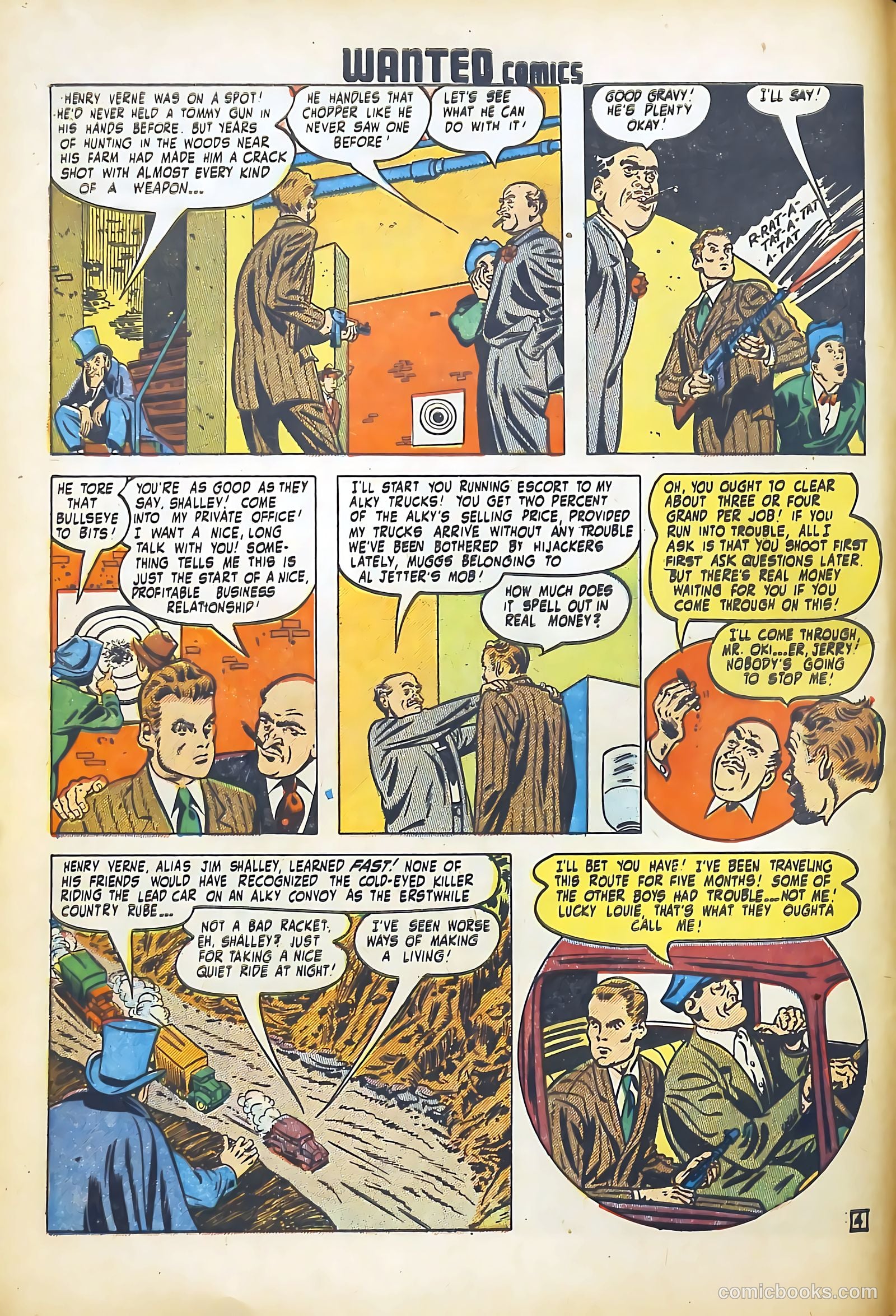 Wanted Comics #21 (1949) — page 6 of 52