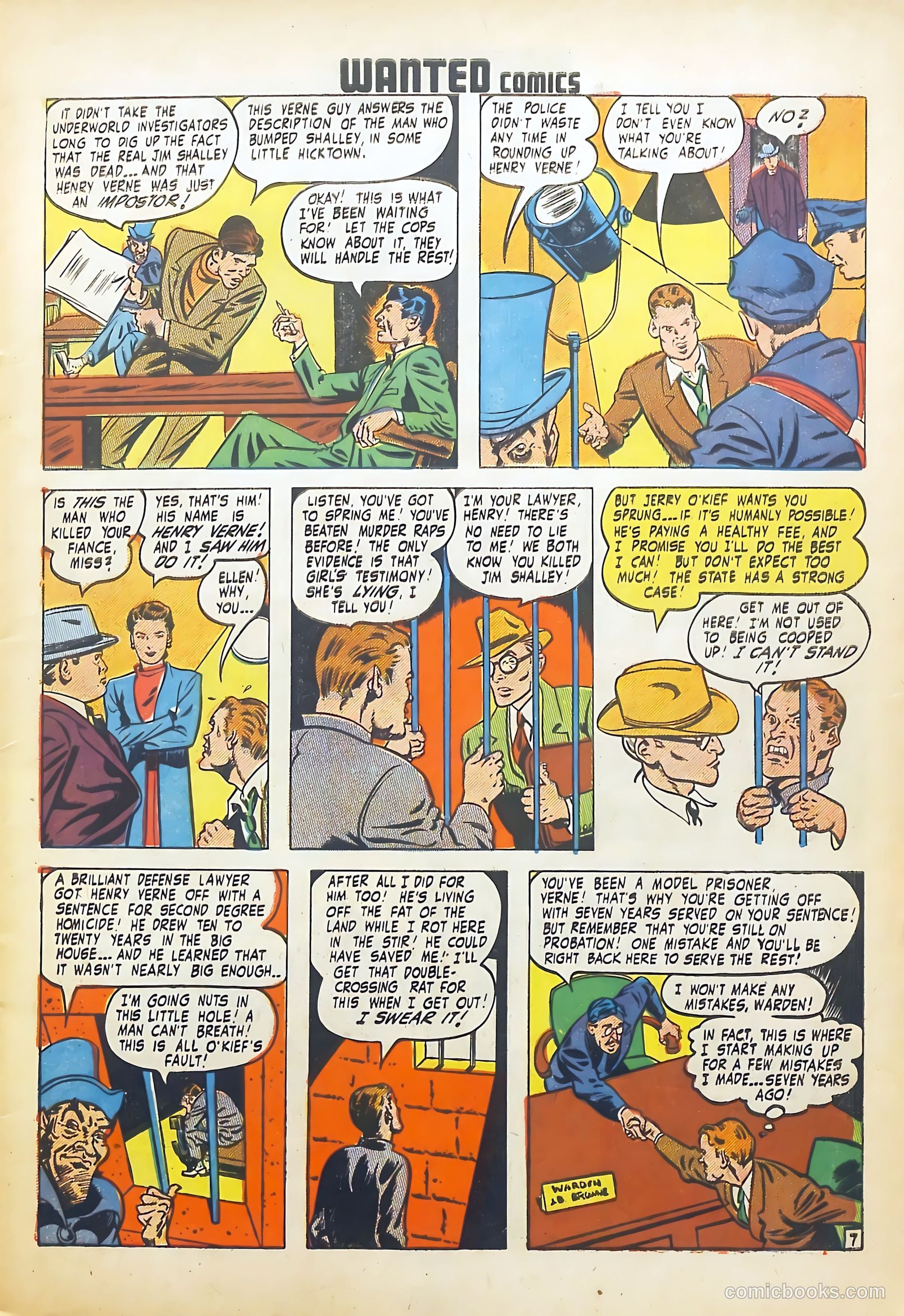 Wanted Comics #21 (1949) — page 9 of 52