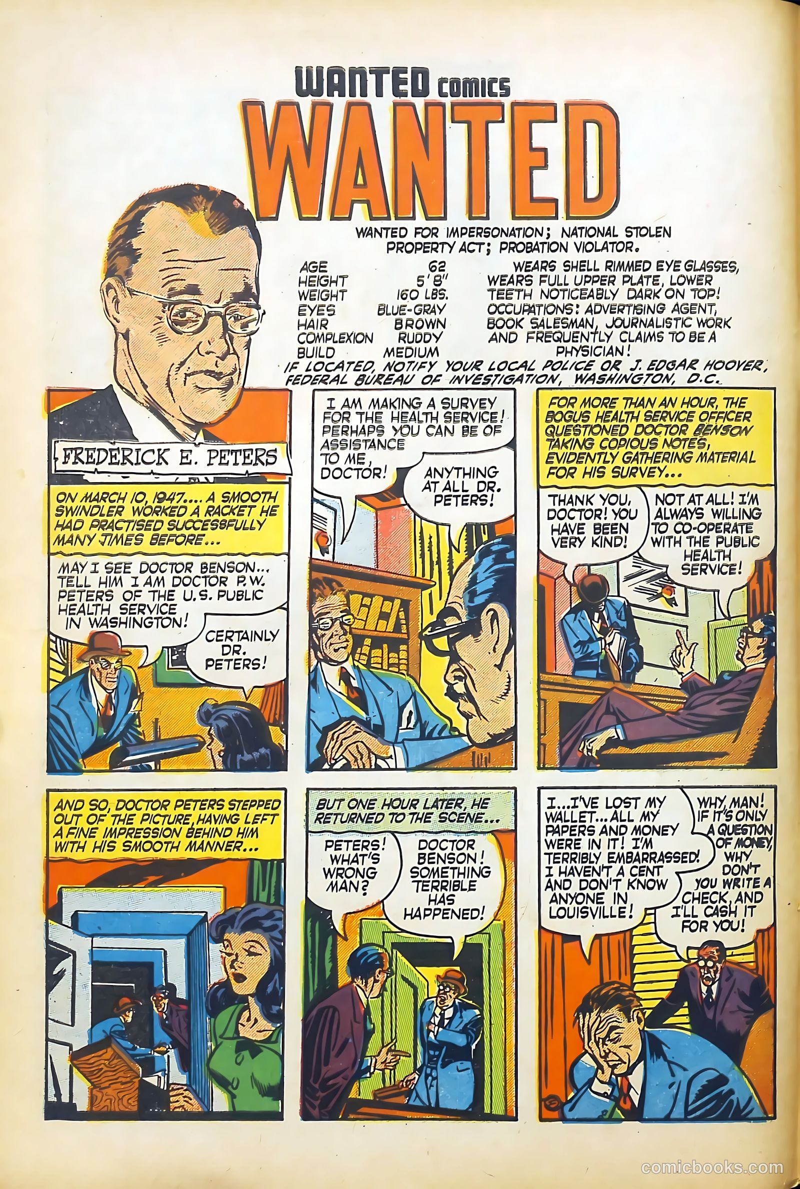 Wanted Comics #21 (1949) — page 14 of 52