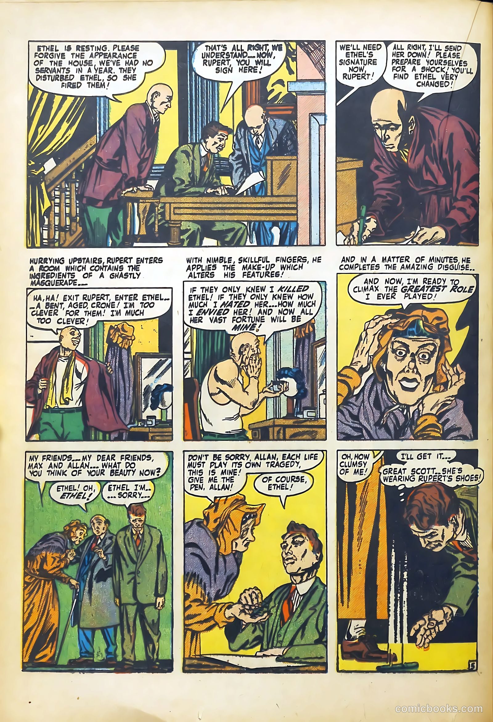 Wanted Comics #21 (1949) — page 30 of 52