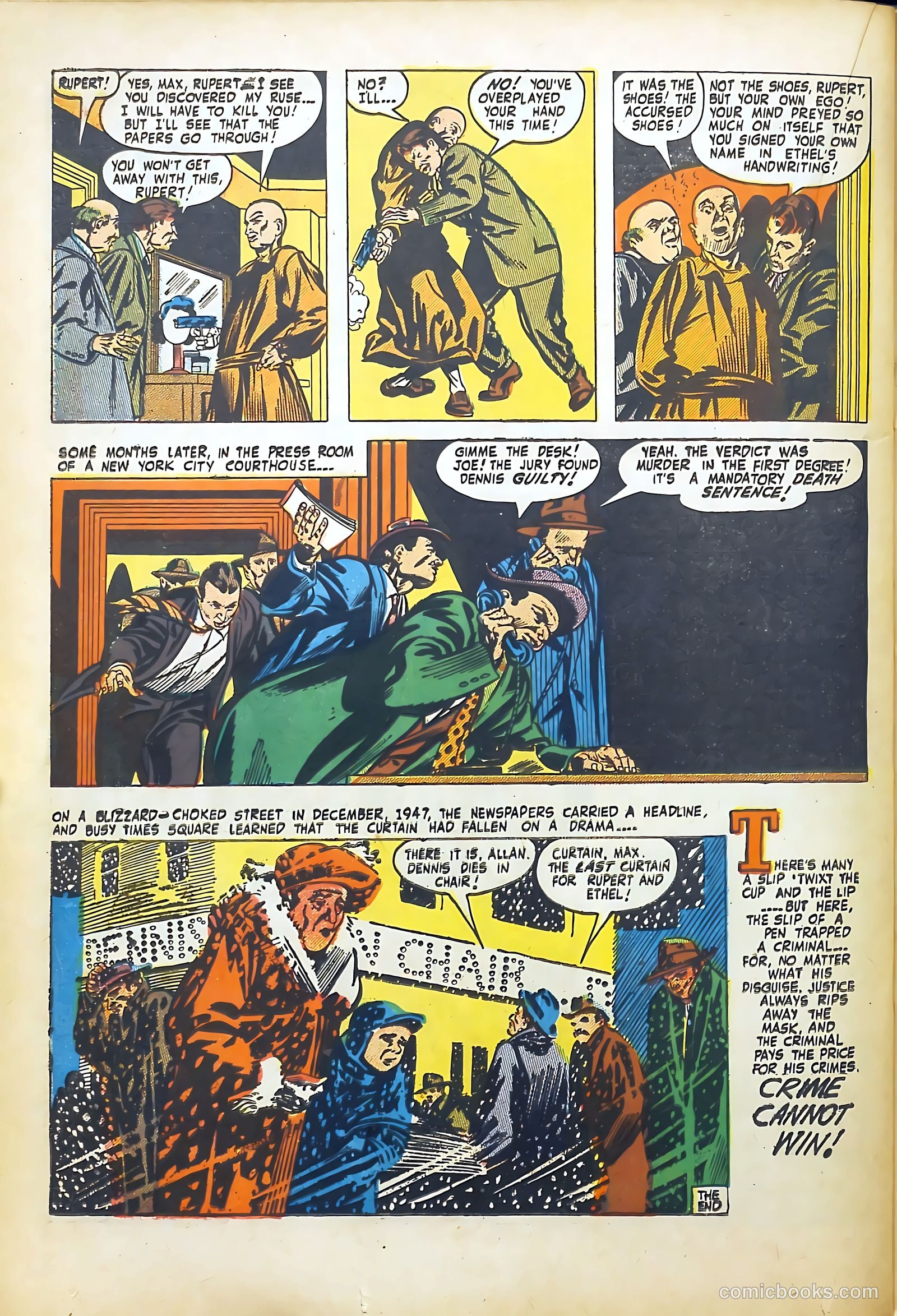 Wanted Comics #21 (1949) — page 32 of 52
