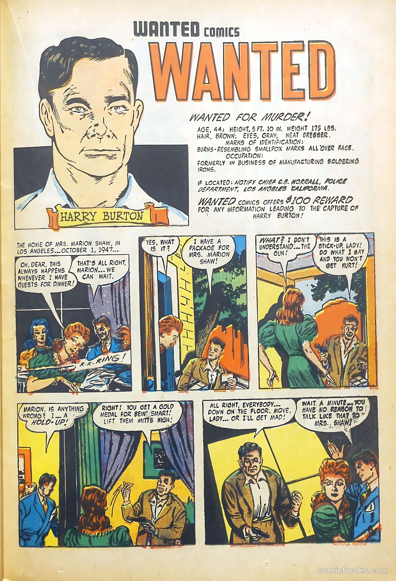 Wanted Comics #21 (1949) — page 35 of 52