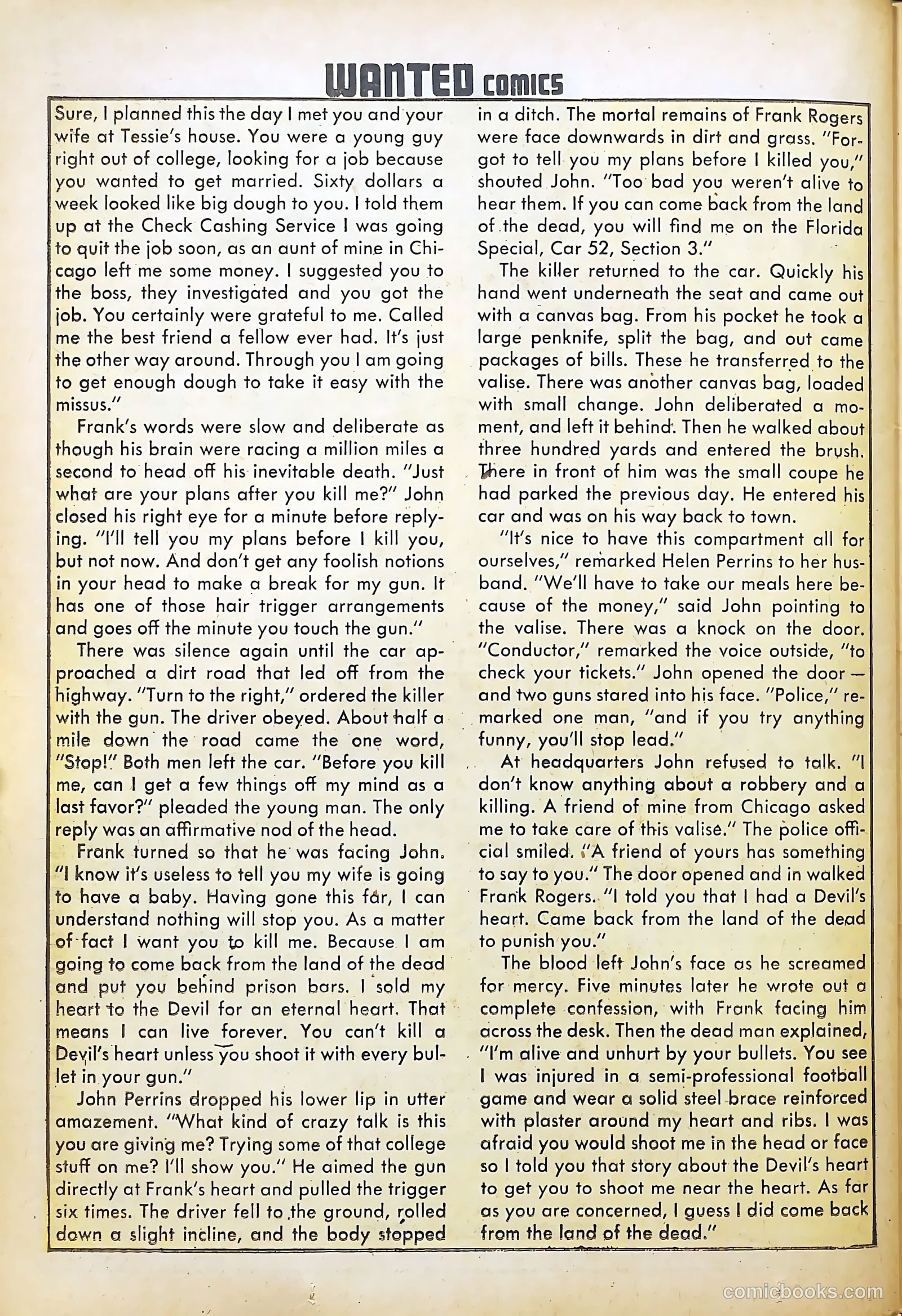 Wanted Comics #21 (1949) — page 38 of 52