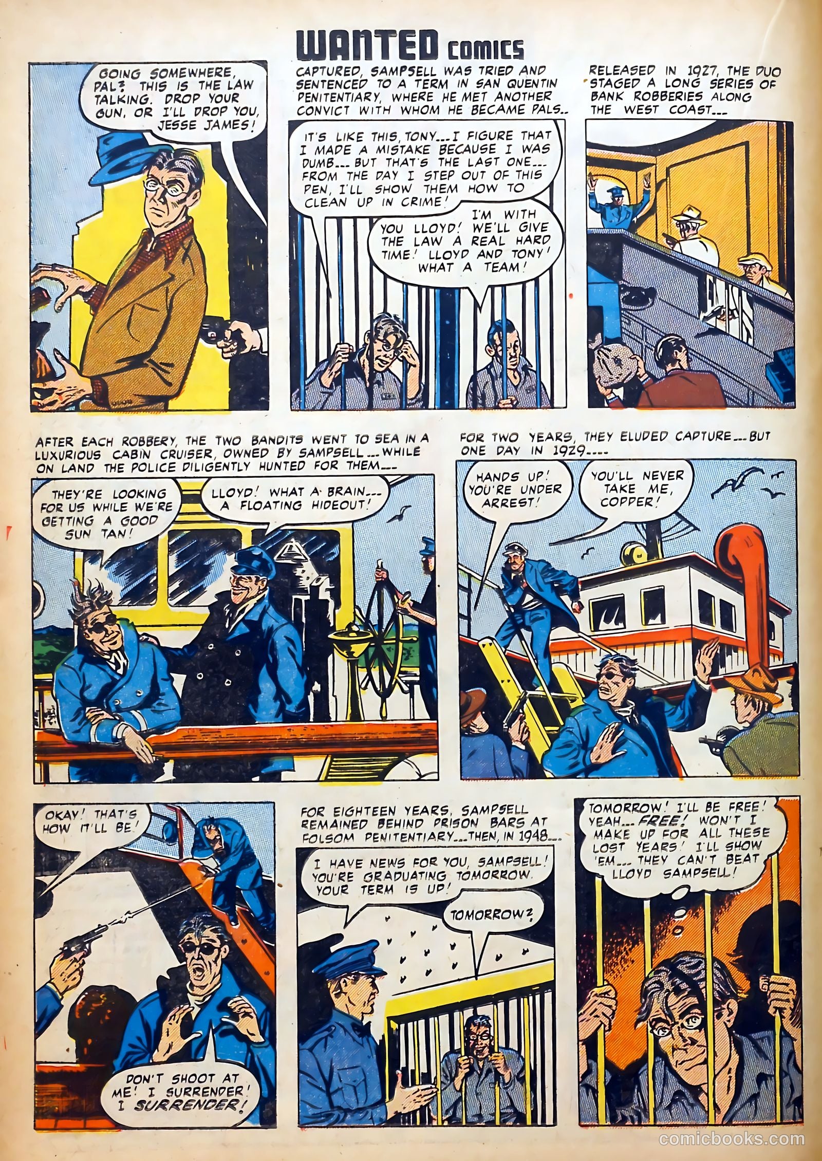 Wanted Comics #22 (1949) — page 32 of 52