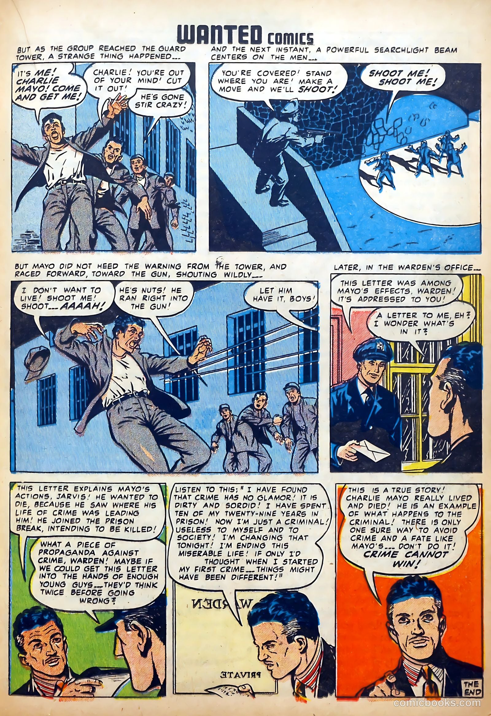 Wanted Comics #22 (1949) — page 35 of 52