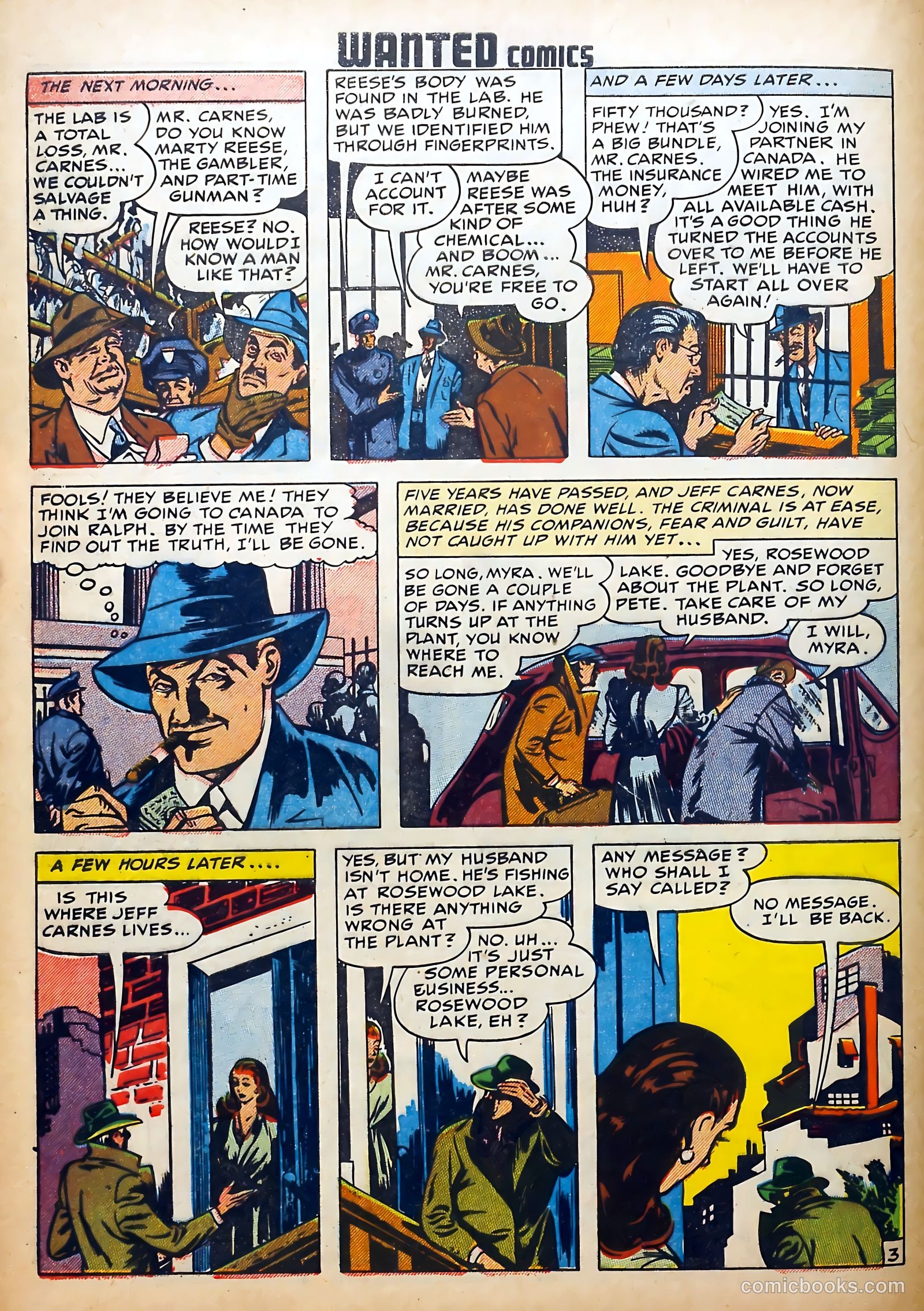Wanted Comics #22 (1949) — page 40 of 52