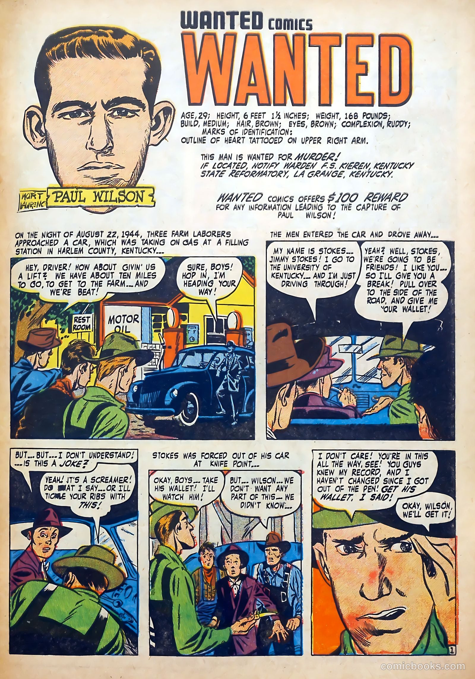 Wanted Comics #22 (1949) — page 47 of 52