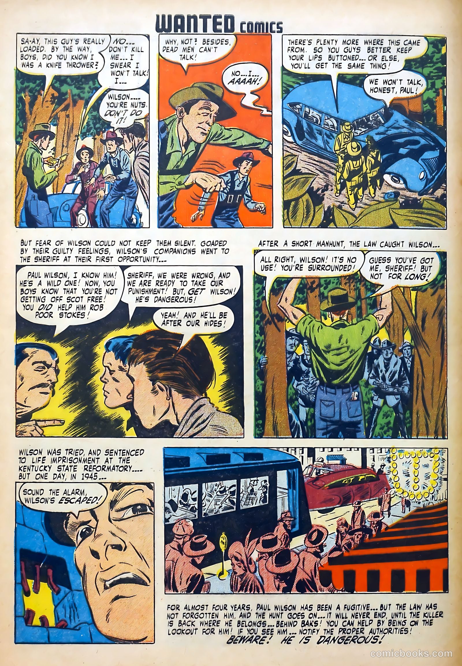 Wanted Comics #22 (1949) — page 48 of 52