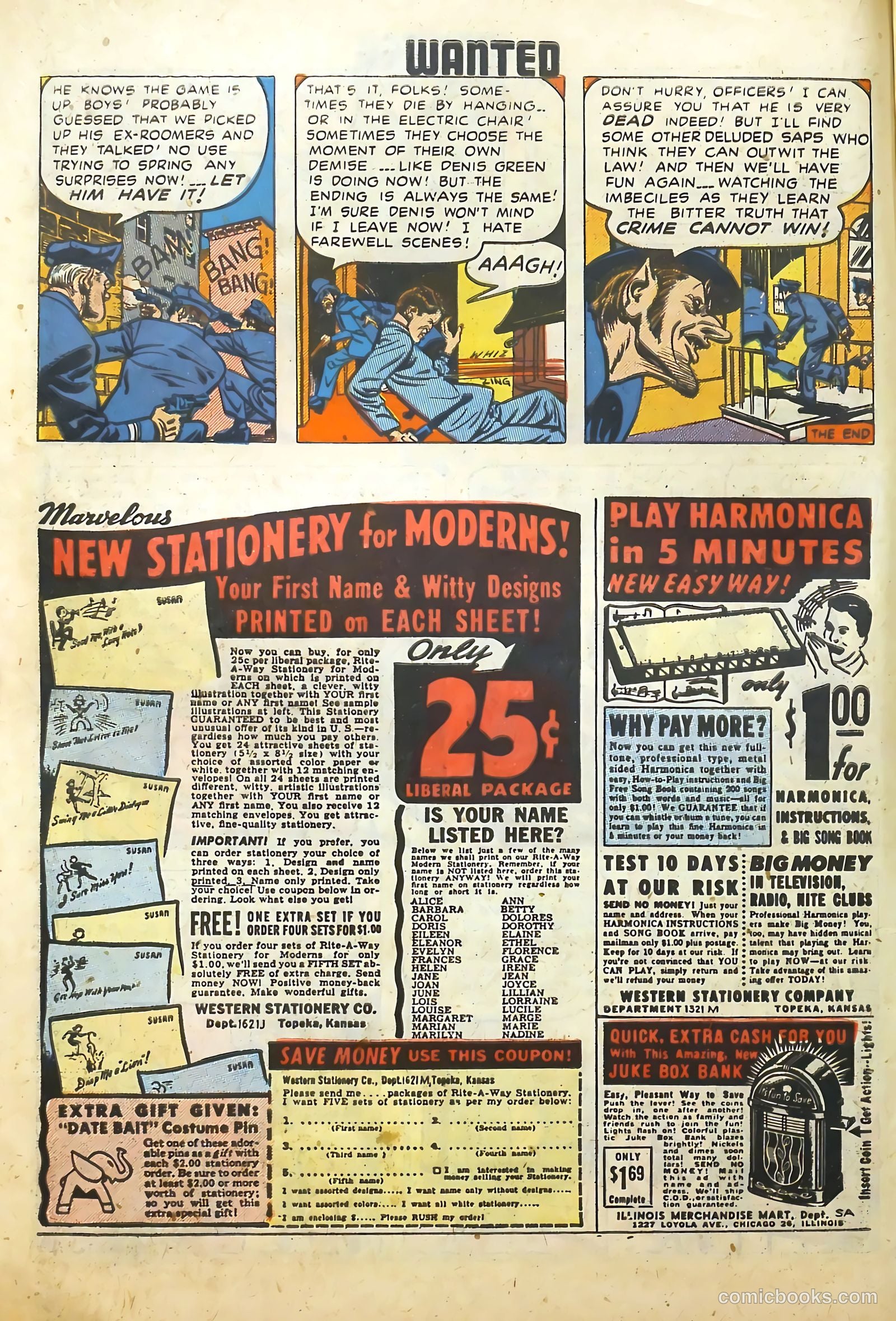 Wanted Comics #23 (1949) — page 14 of 52