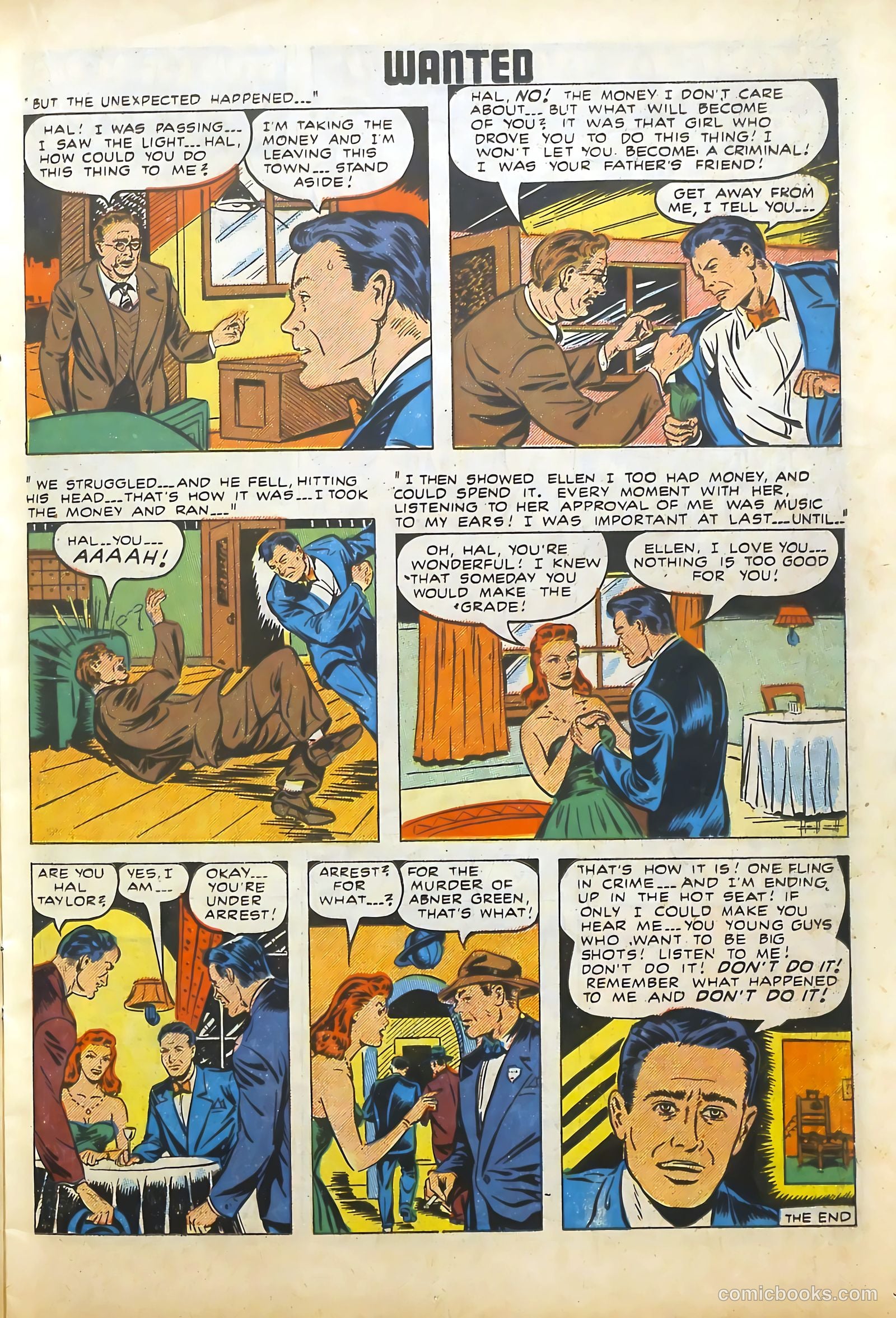 Wanted Comics #23 (1949) — page 17 of 52