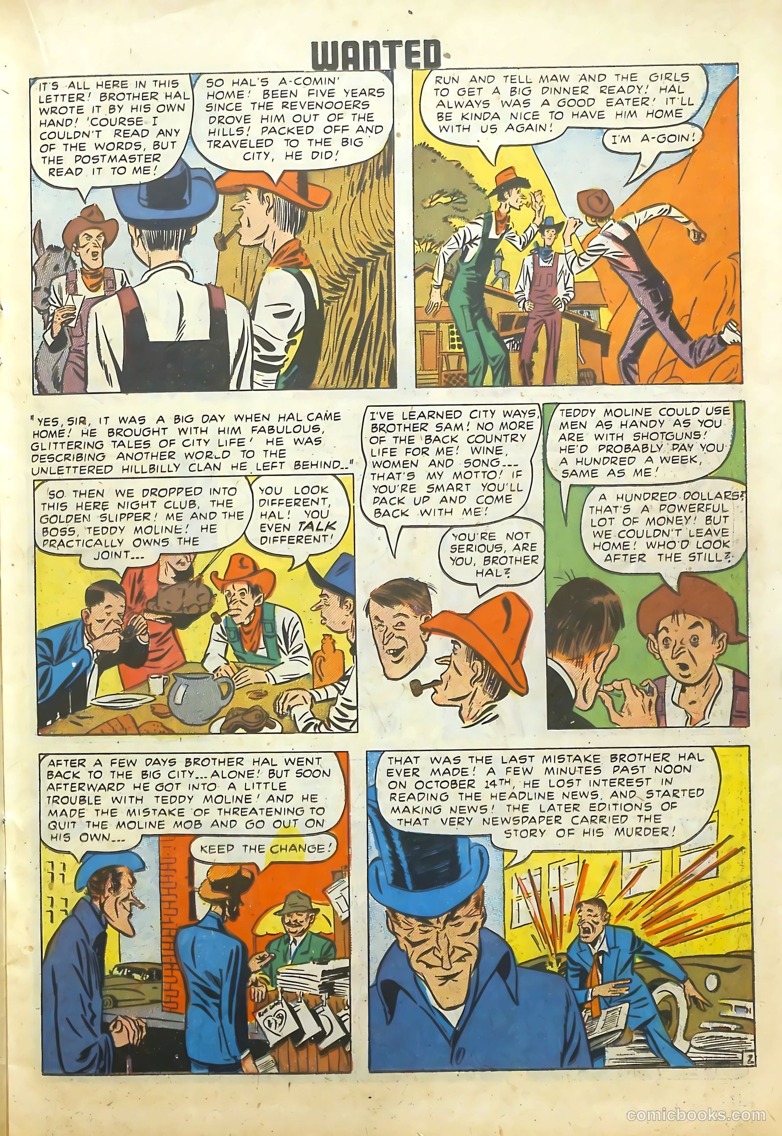 Wanted Comics #23 (1949) — page 21 of 52