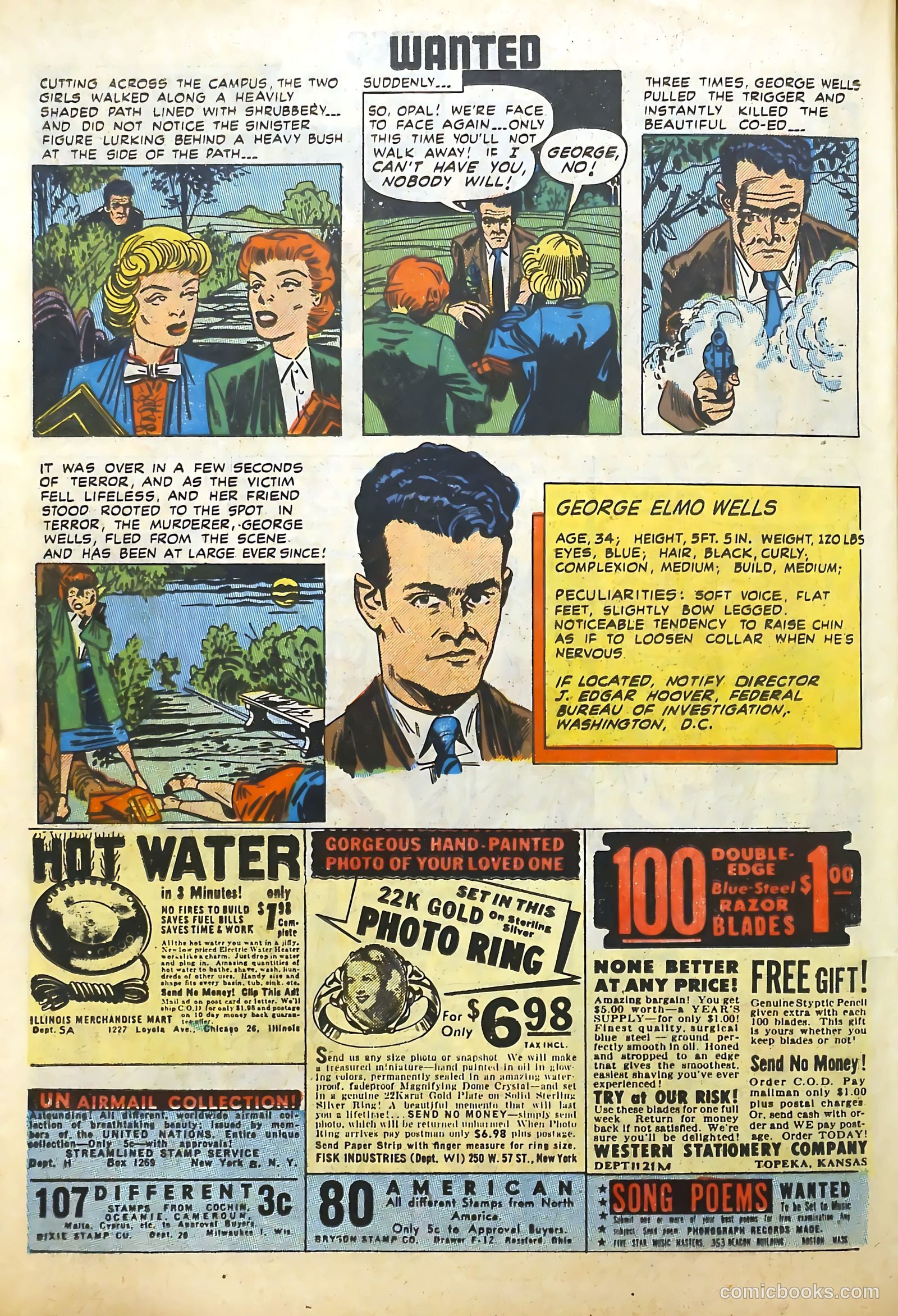 Wanted Comics #23 (1949) — page 36 of 52