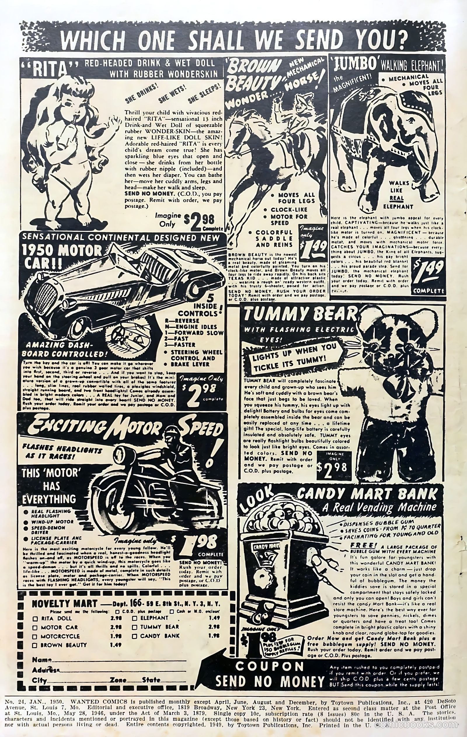 Wanted Comics #24 (1950) — page 2 of 52