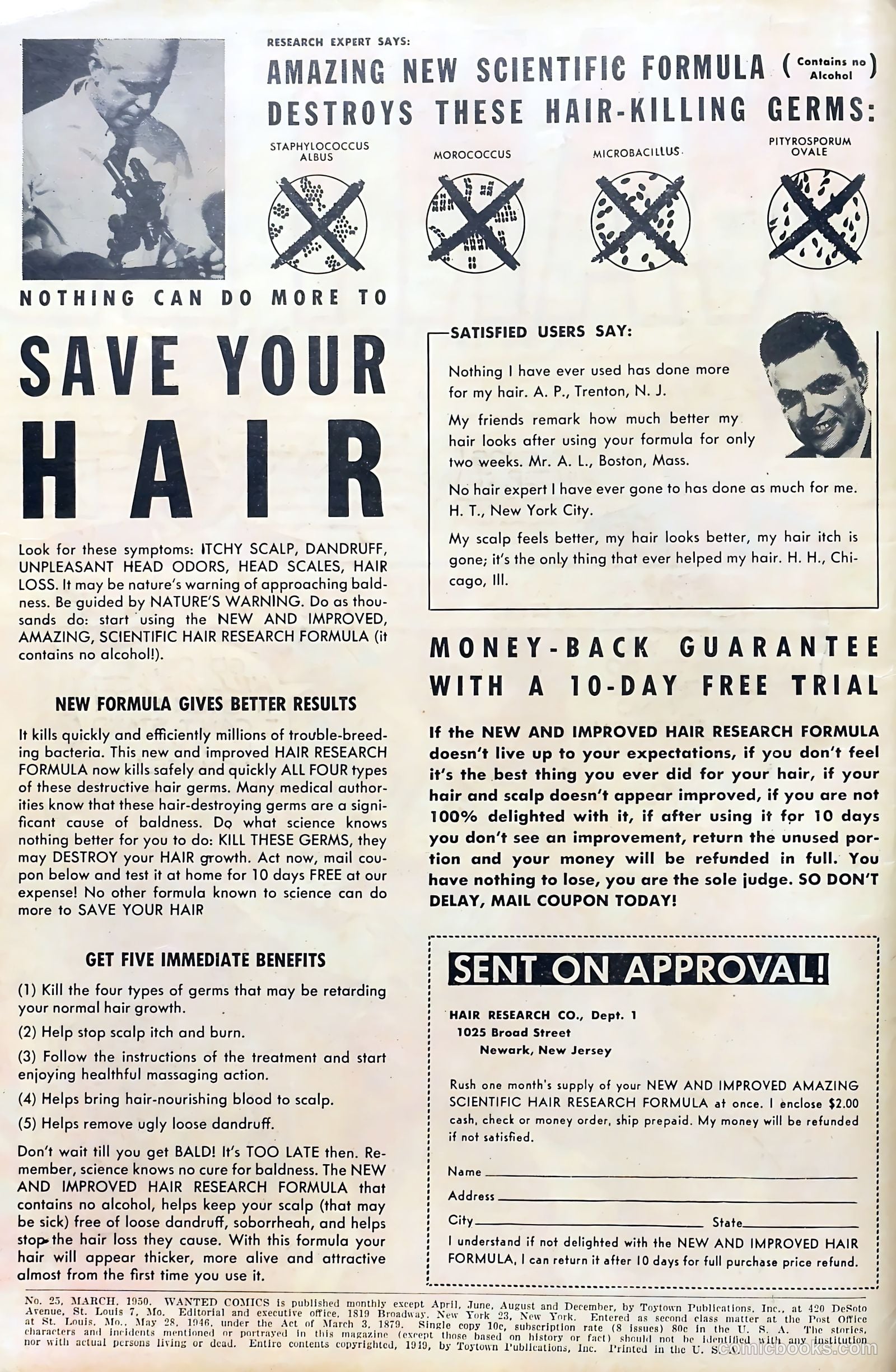 Wanted Comics #25 (1950) — page 2 of 52